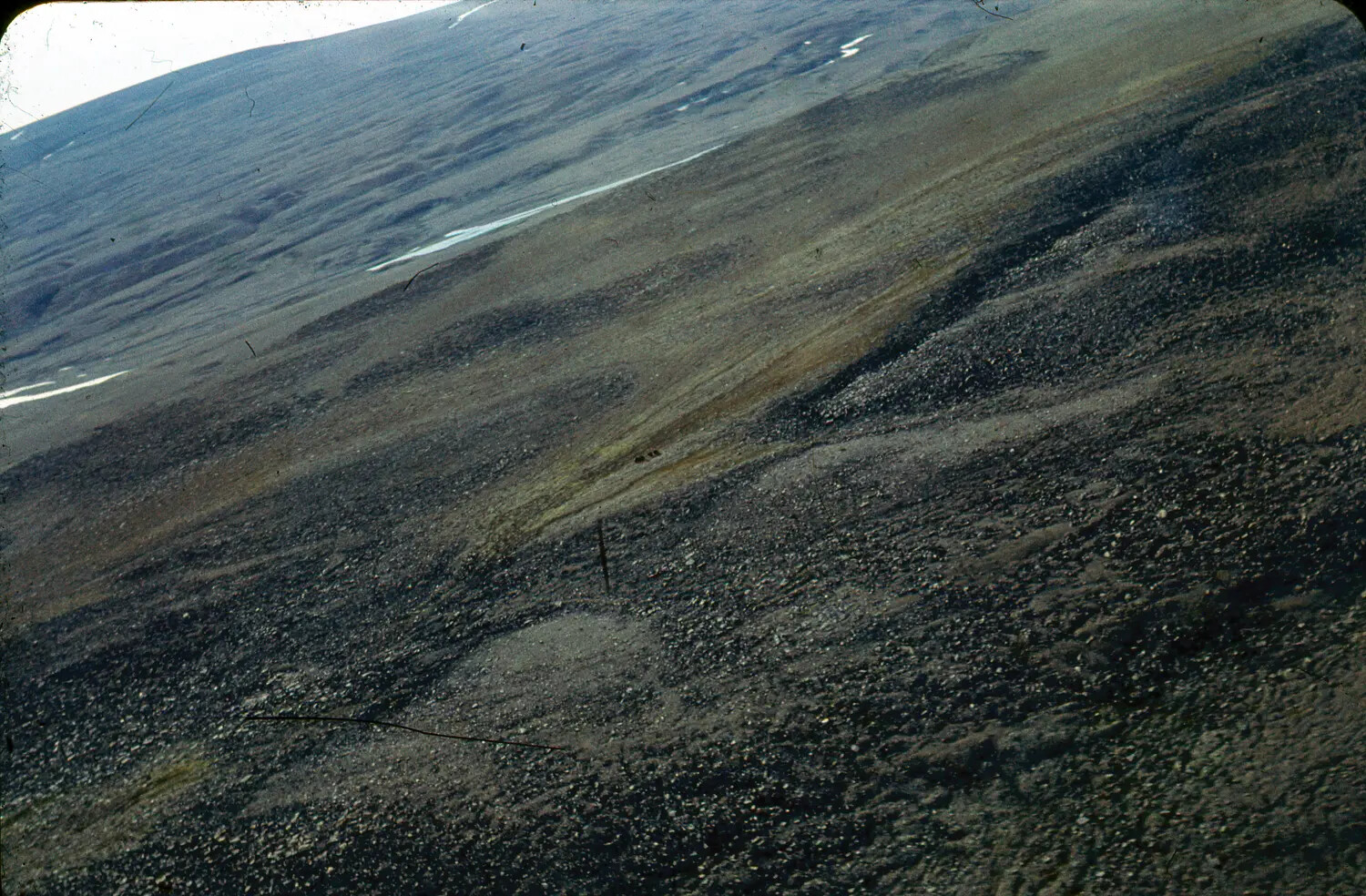 Arctic Tundra Landscape near Thule Air Base, Greenland, circa 1950-1955
