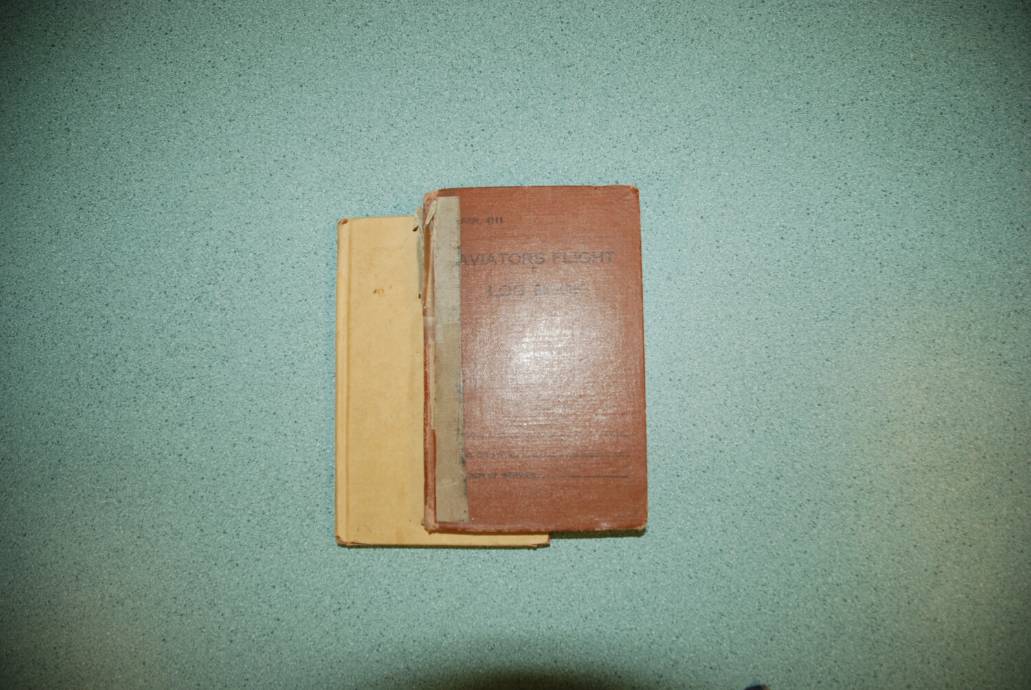 Aviator's Flight Log Book and Companion Logbook, Pat McAleer Collection