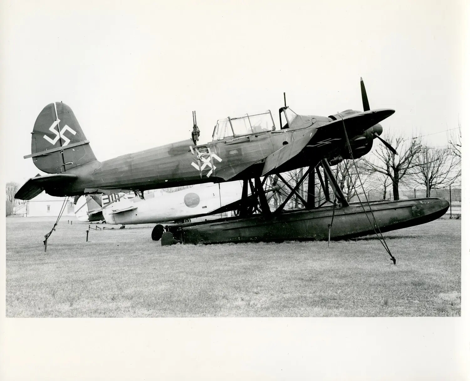 German Arado Ar 196 Floatplane on Static Display, Post-WWII