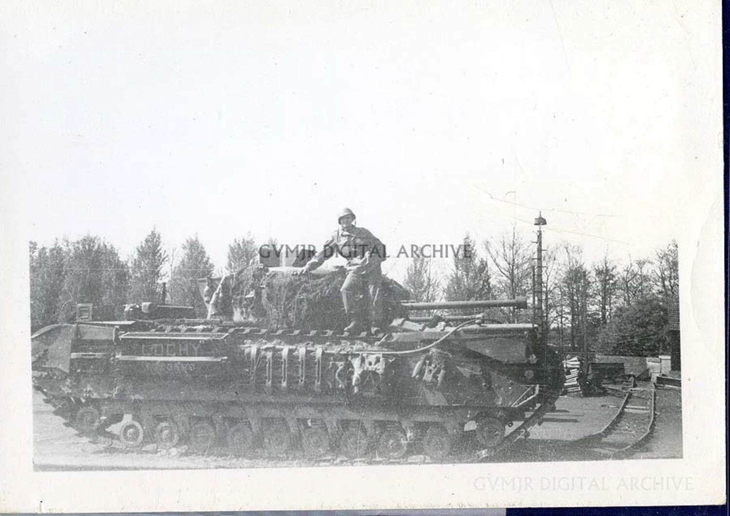 British Churchill AVRE Tank "LOCHY," Operation Market Garden, September 1944