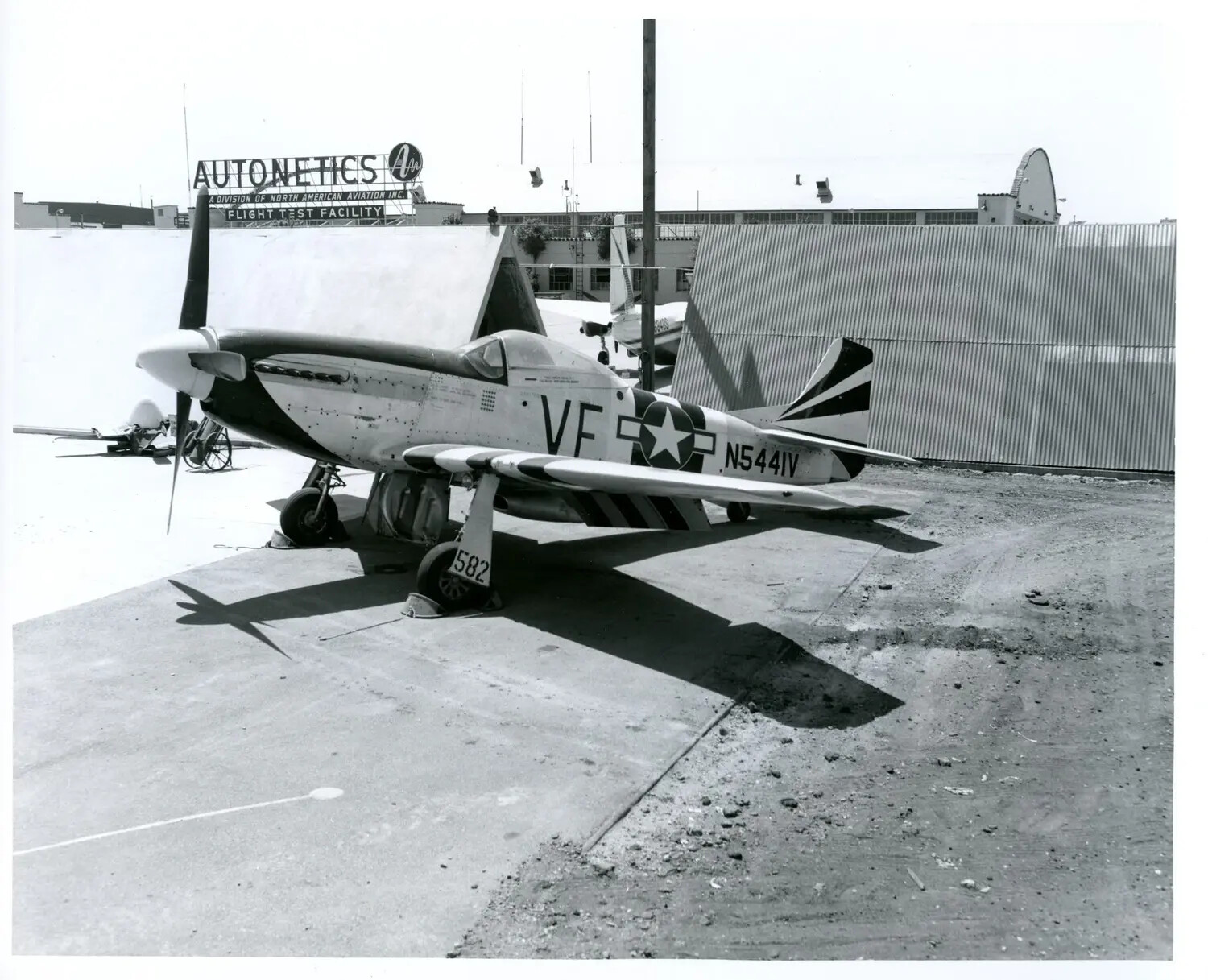 North American P-51 Mustang (N5441V) at Autonetics/North American Aviation Flight Test Facility