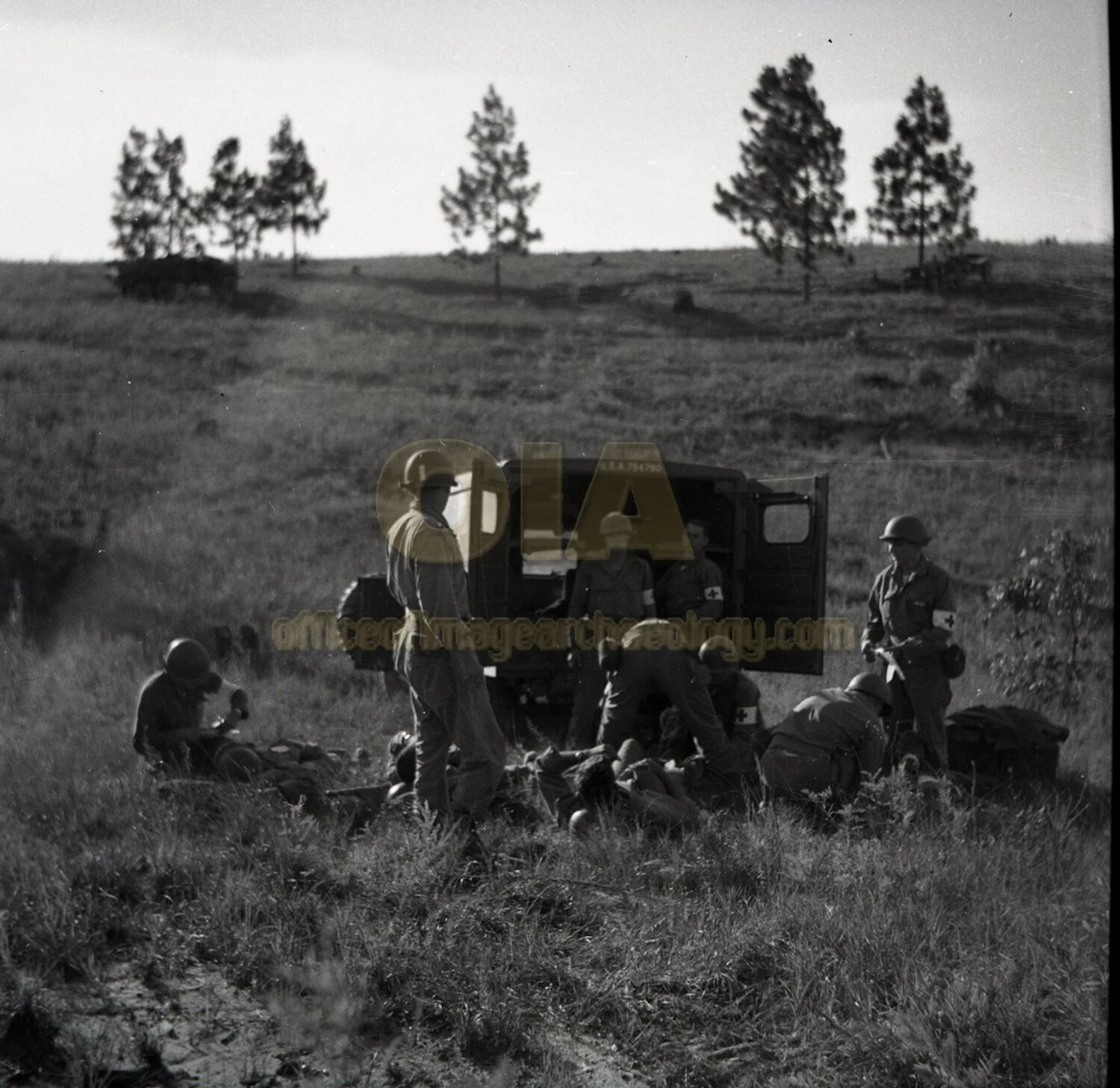 Combat Medics Conducting Casualty Care Training Exercise, U.S. Army