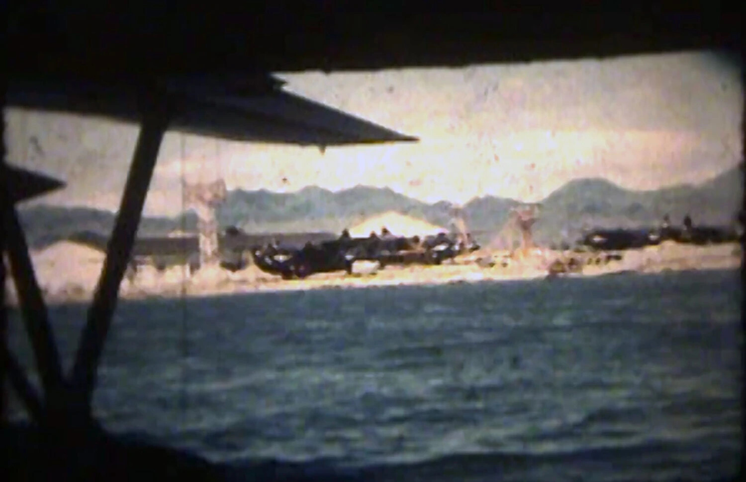 Seaplanes at NAS Kaneohe Bay, Hawaii, Film Still, Lt. Bancroft/Joseph Smith Collection