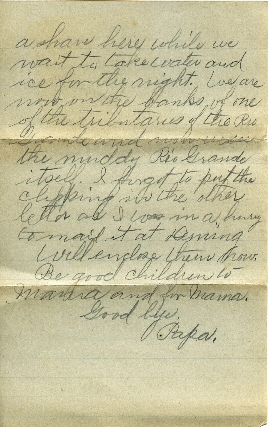 Handwritten Letter from J. A. Wagener, June 27, 1903 (Page B)