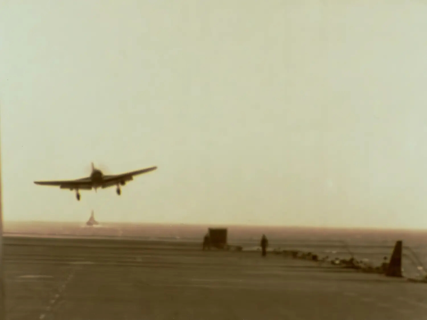 Carrier Aircraft on Final Approach - Original Film Still, Francis R. Ferry Yamato Collection