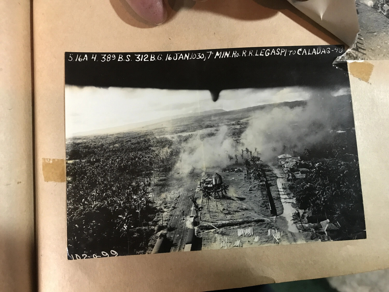 389th Bomb Squadron Strike on Legaspi-Calauag Railroad, 16 January 1945