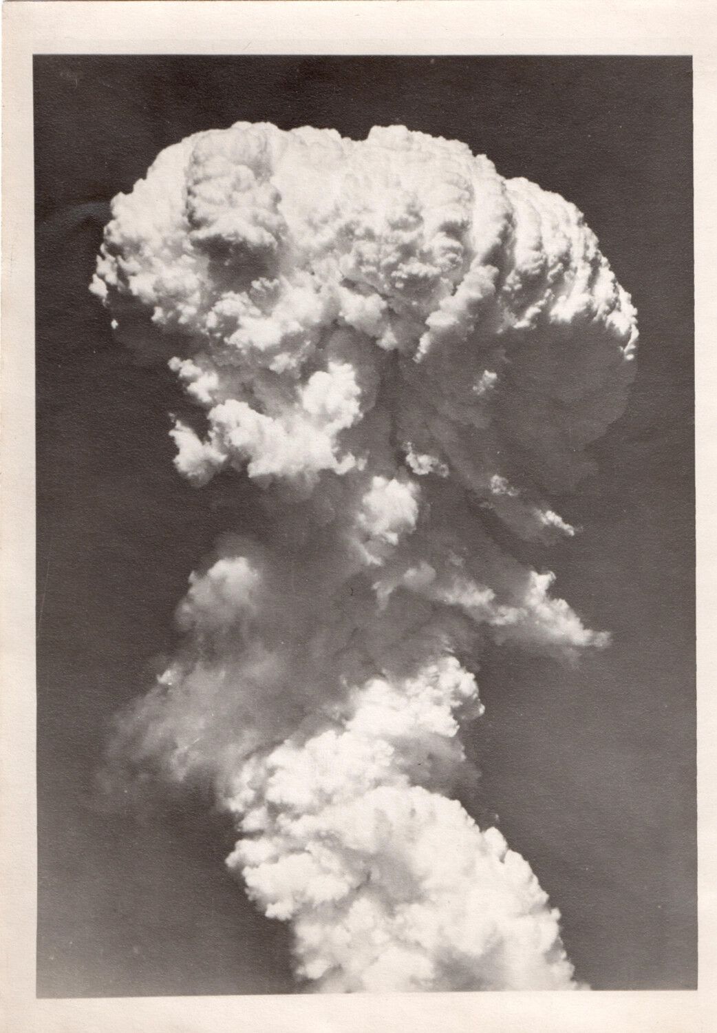 Mushroom Cloud Rises Over Bikini Atoll, 1950s Nuclear Weapons Test