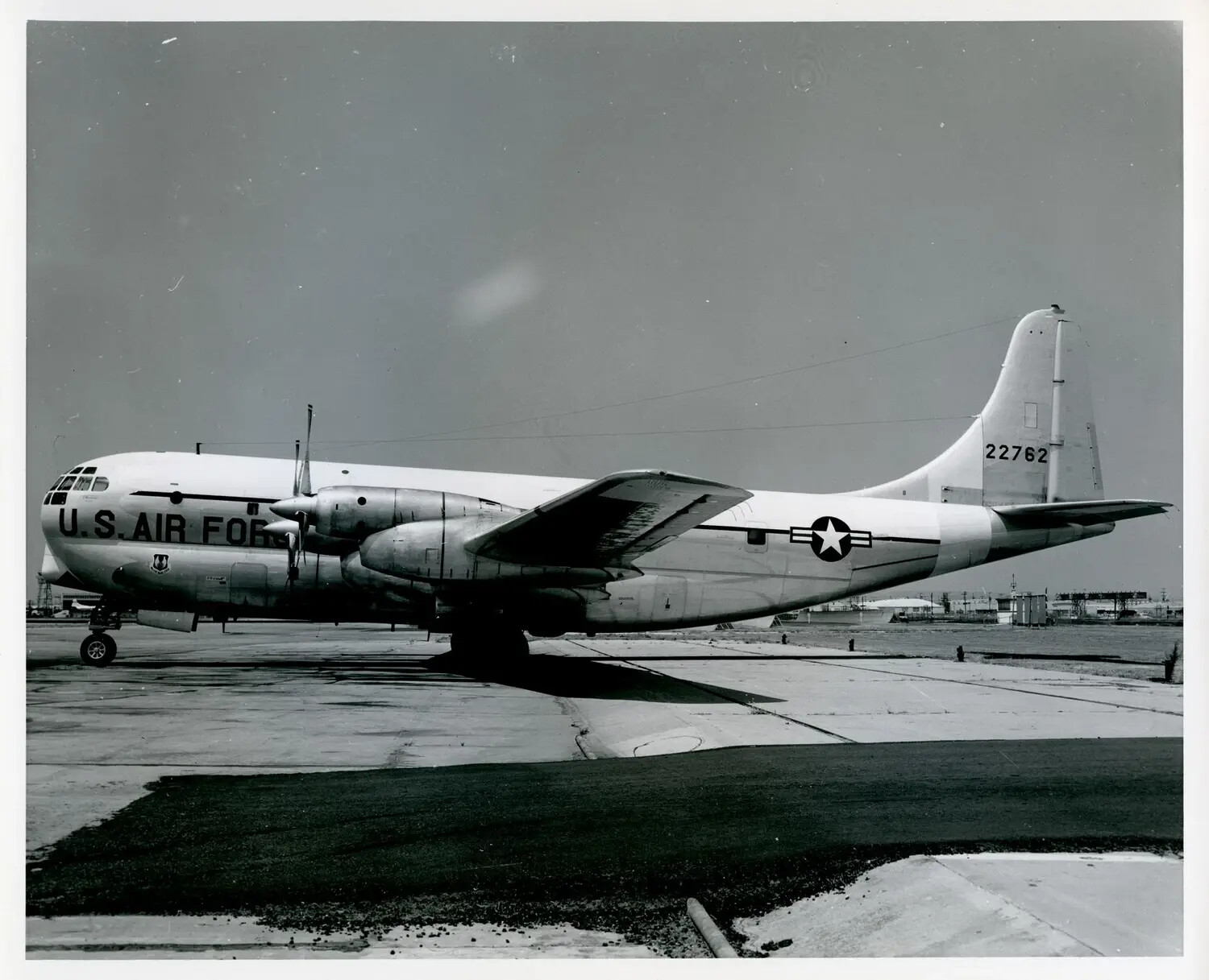 Boeing KC-97 Stratofreighter/Stratotanker, USAF Tail No. 22762 - Ground Profile View