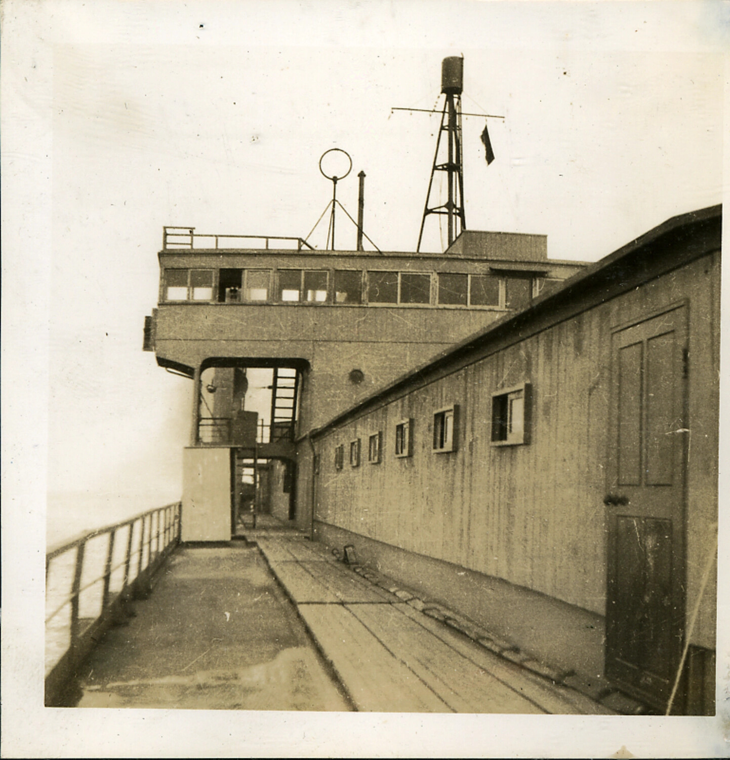 Ship's Superstructure and Deck, Pacific Transport to Occupied Japan, Post-WWII