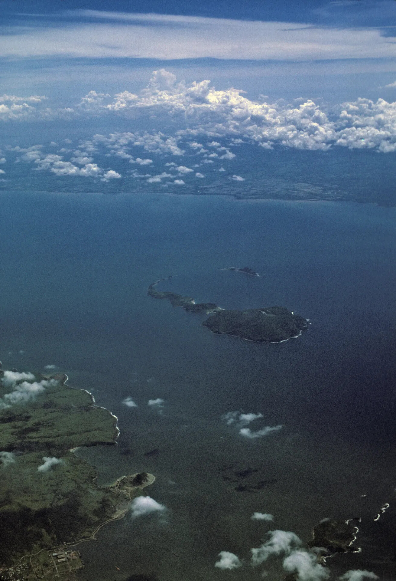 Aerial View of Vietnamese Coastline and Offshore Islands, Don Engebretsen Collection
