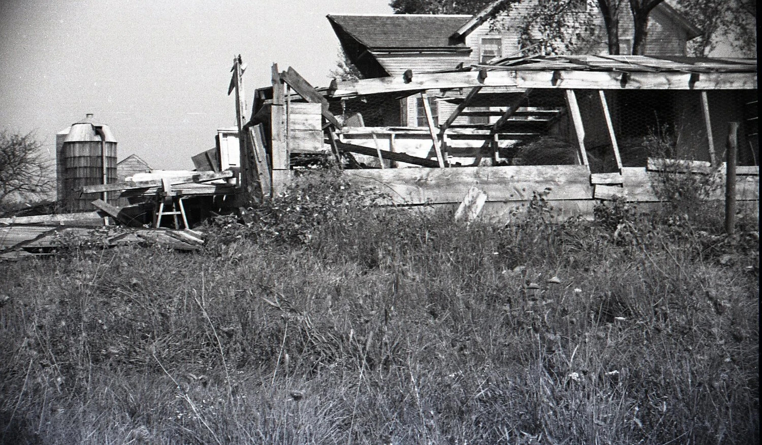 Hurricane-Damaged Farm Outbuilding, Nashua, New Hampshire, September 1938