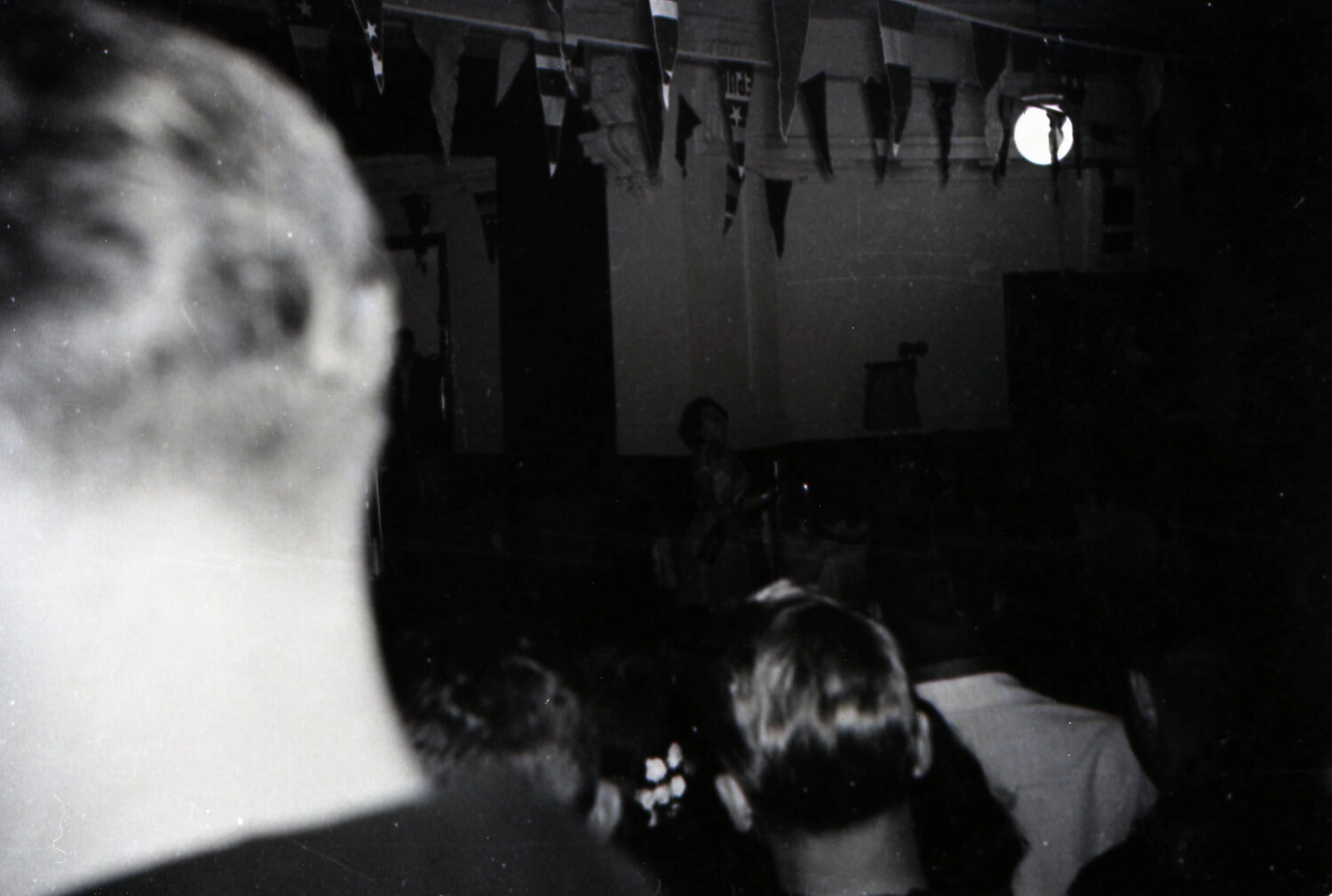 USS Yorktown Crew Send-Off Party, Interior View, 1954