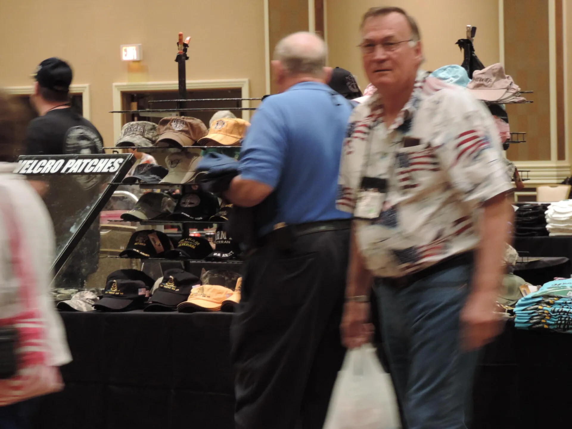 Veteran Headwear and Velcro Patch Concession, Special Operations Association Reunion, Las Vegas, 2013
