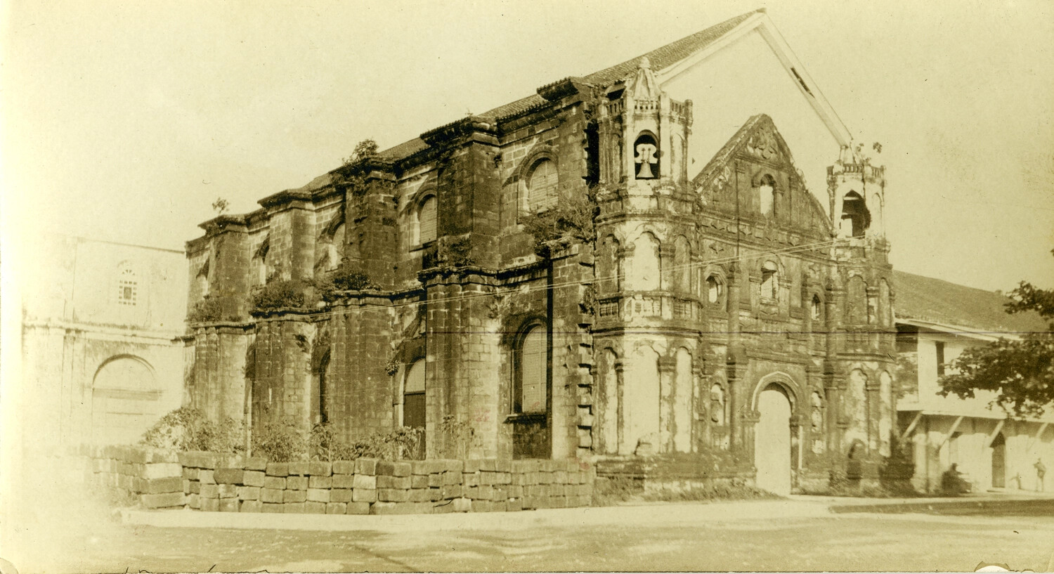 Ruined Spanish Colonial Church, Philippines, Early 1900s (Carl Stone Collection)