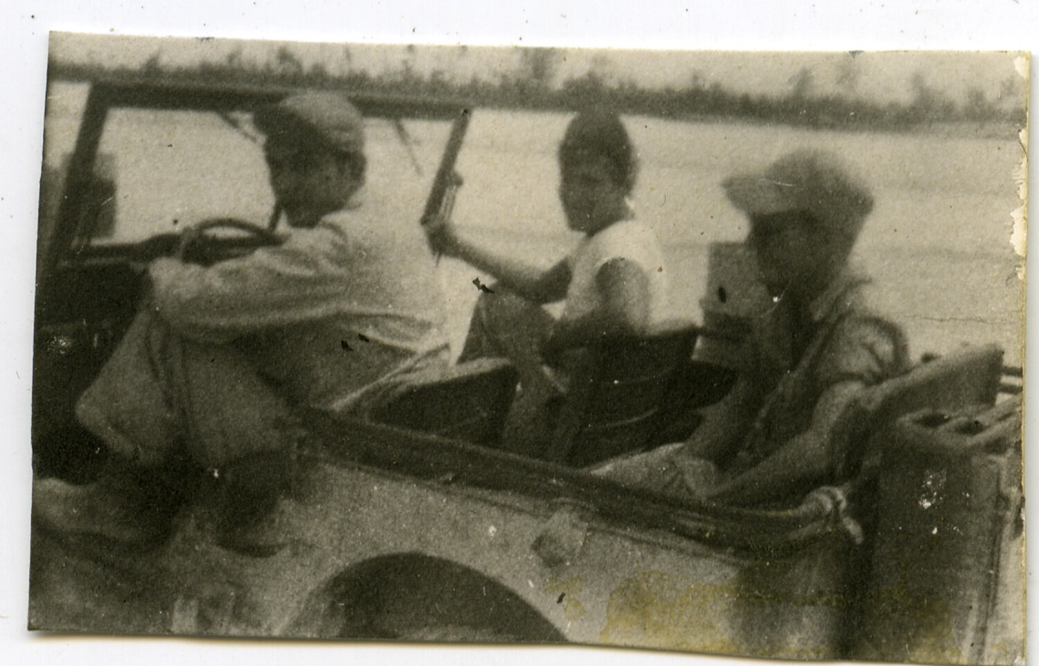 Armed Jeep Patrol, Okinawa, World War II