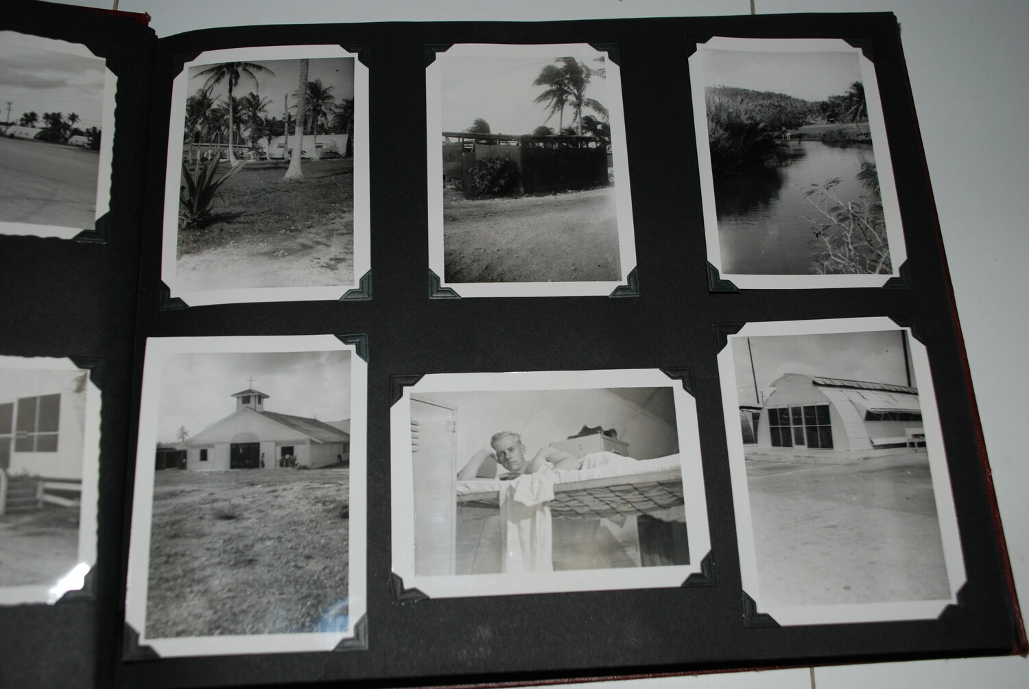 Photo Album Page, Naval Air Transport Squadron VR-6, NAS Agana, Guam