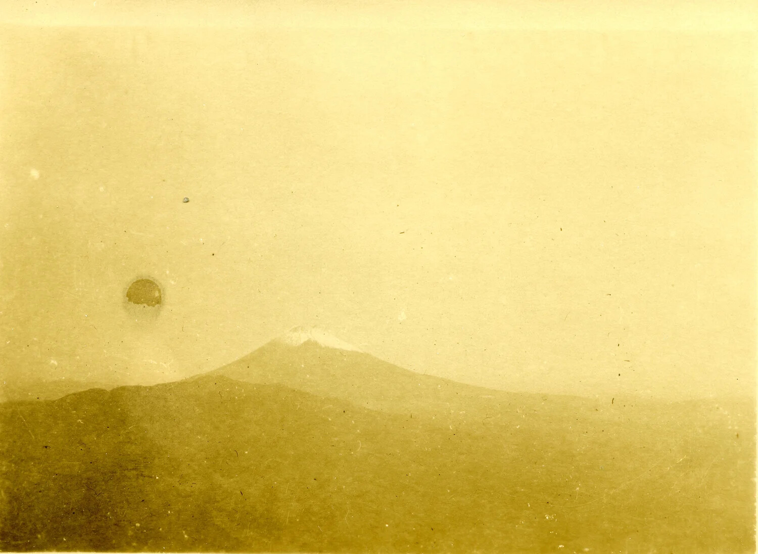 Distant View of Mount Fuji, Japan (Postwar Occupation Period)