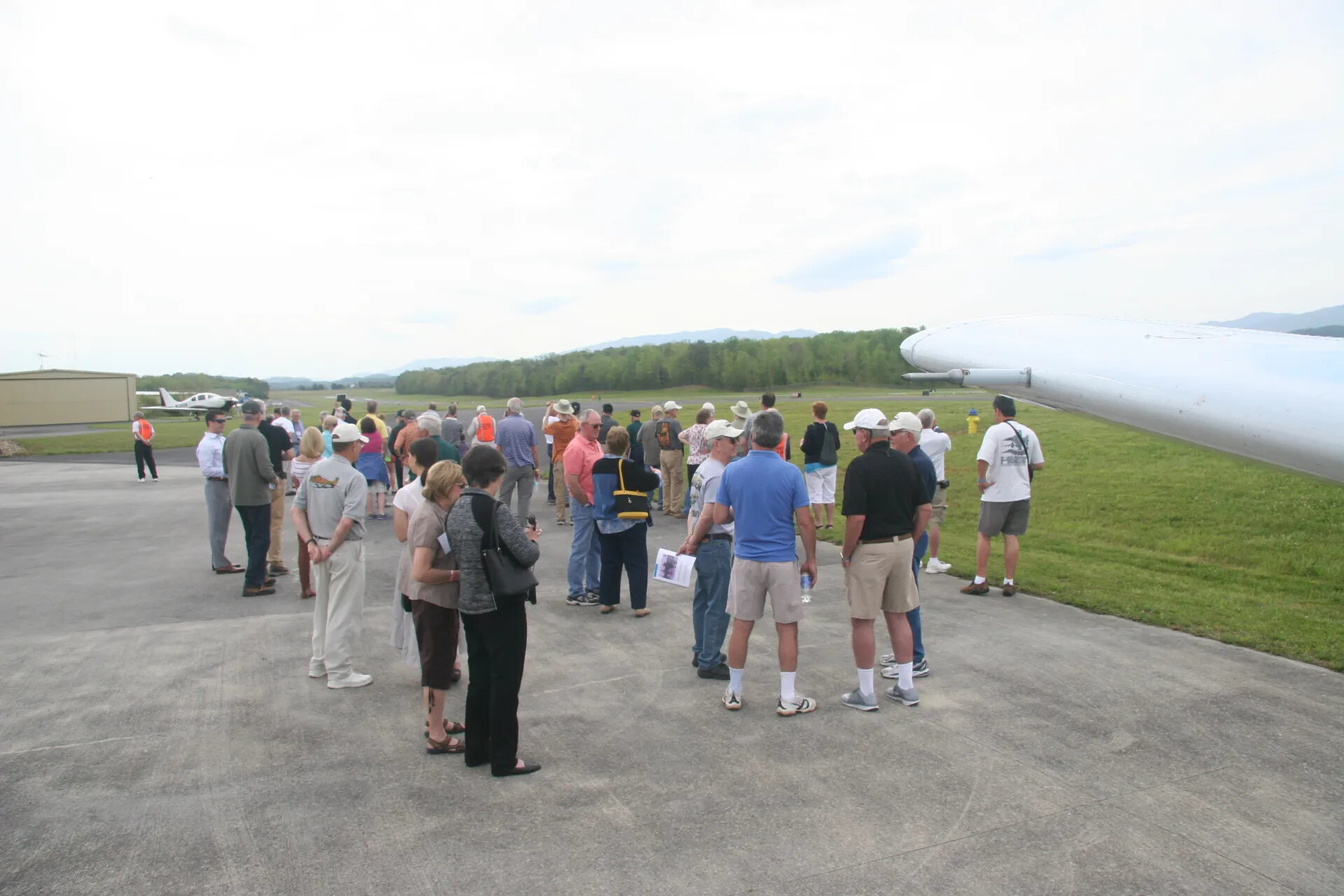 Operation Tailwind Reunion Gathering on Airport Tarmac, April 2016