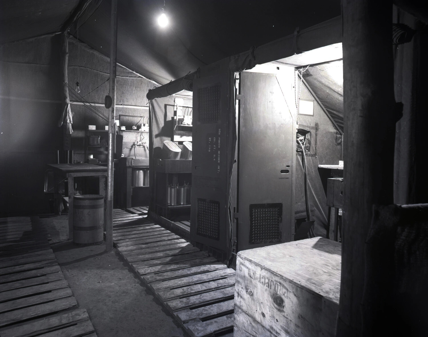 Field Photographic Laboratory Tent, 9th Photo Reconnaissance Detachment, CBI Theater, WWII