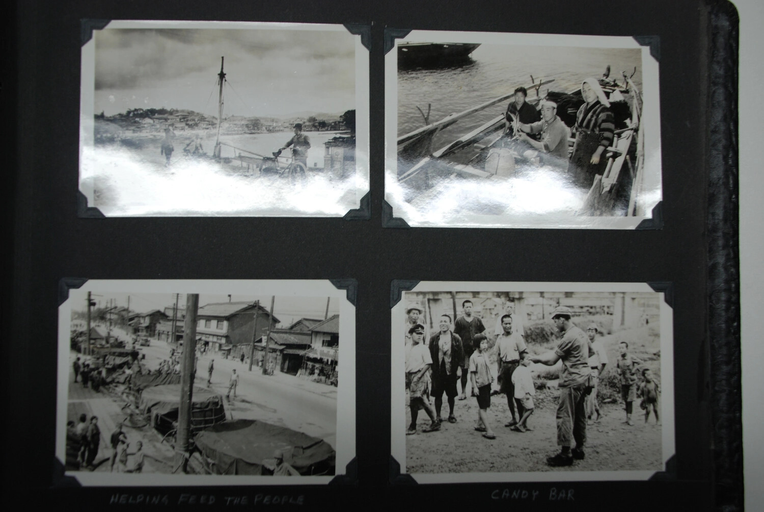 Album Page: Civil Affairs and Goodwill Scenes, Occupied Japan