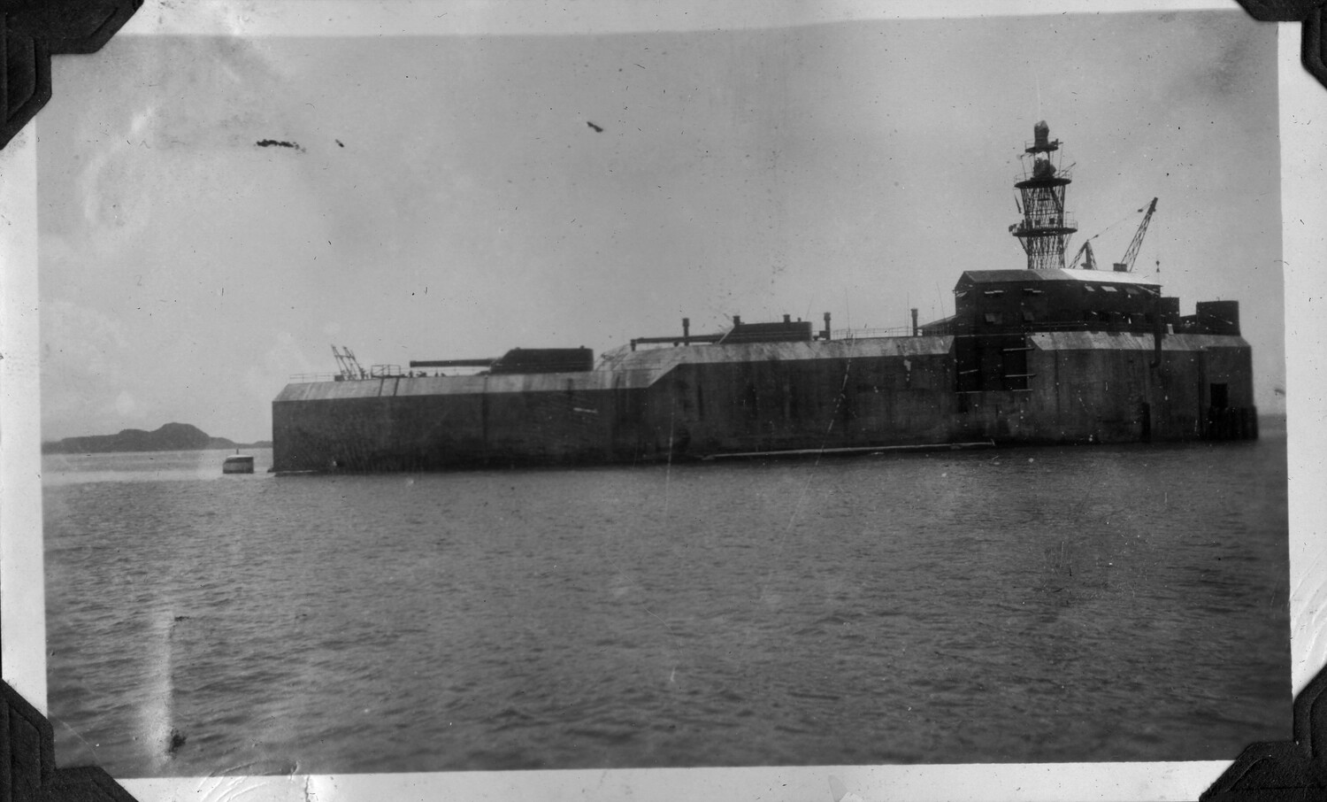Fort Drum, the 'Concrete Battleship,' El Fraile Island, Manila Bay (Alternate View)