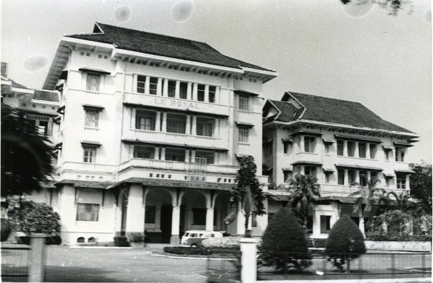 Hotel Le Royal, Phnom Penh - Wide Front Elevation