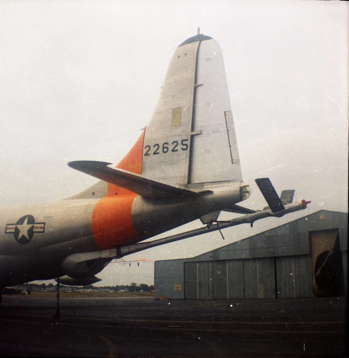 Tail Section of USAF KC-97 Stratofreighter Tanker, Tail Number 22625