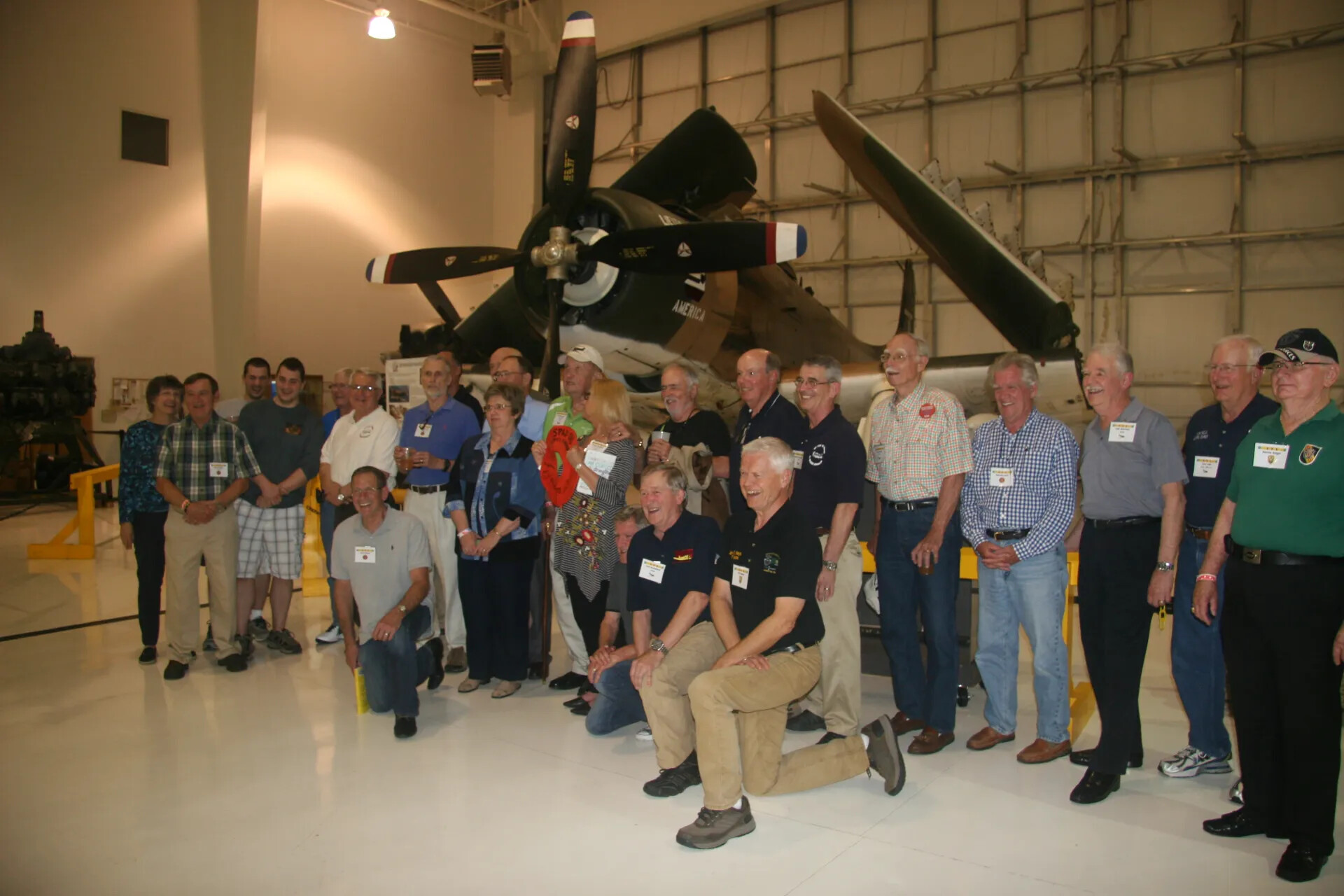 Group Photograph at Aviation Museum, Operation Tailwind Reunion, April 2016
