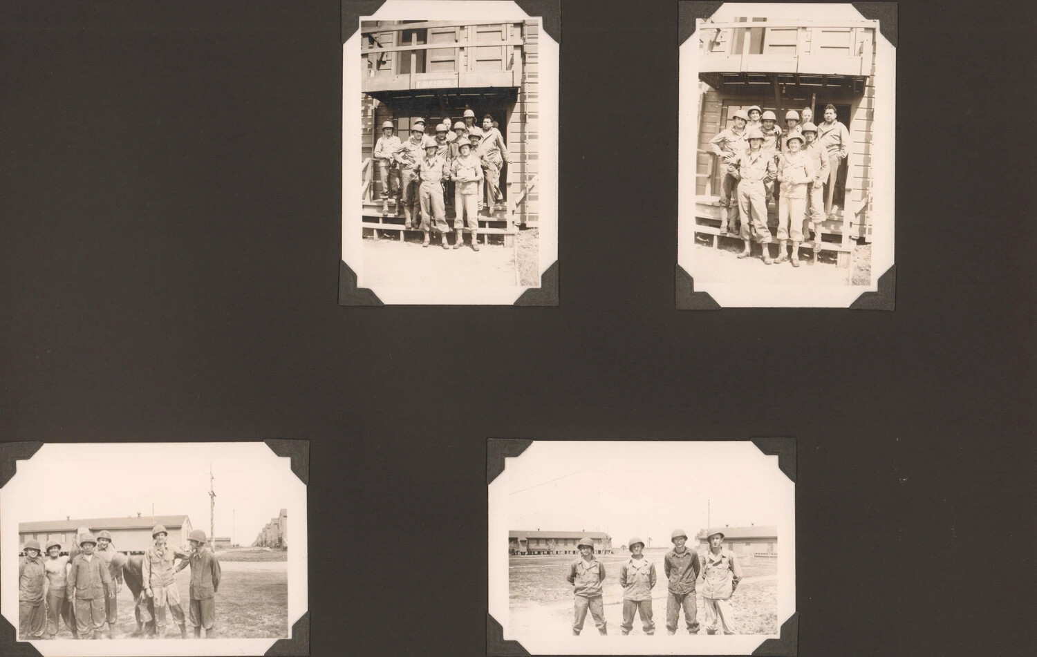 U.S. Army Occupation Troops in Japan, Photo Album Page, WWII Era