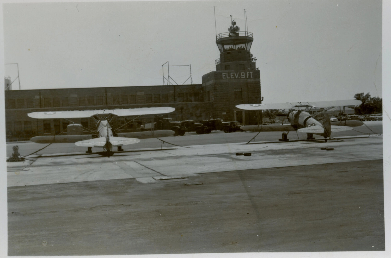 Control Tower and Primary Trainer Aircraft, Naval Air Station Pensacola, Florida