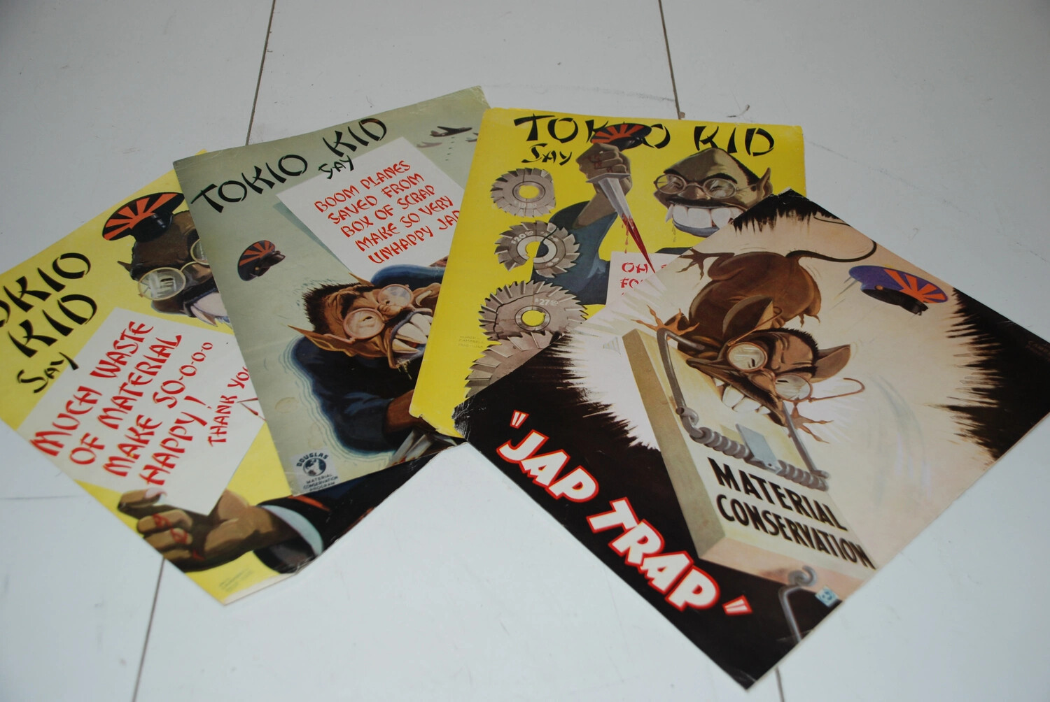 WWII 'Tokio Kid' Homefront Propaganda Posters (Douglas Aircraft Company Material Conservation Series)