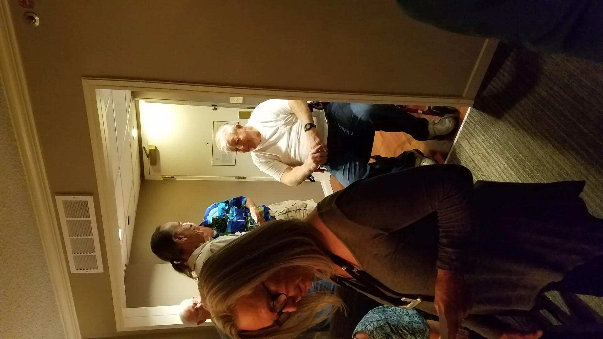 Informal Gathering, Hotel Corridor, During Gary 'Mike' Rose Medal of Honor Events, 21 October 2017