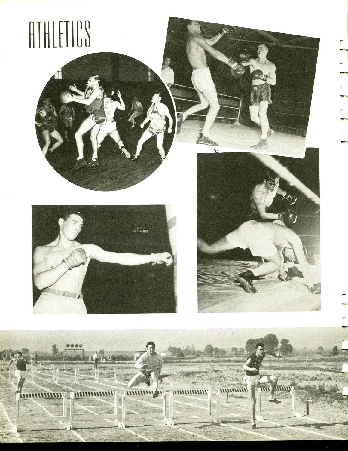 'Athletics' Page from Scott Field Training Publication, WWII Era