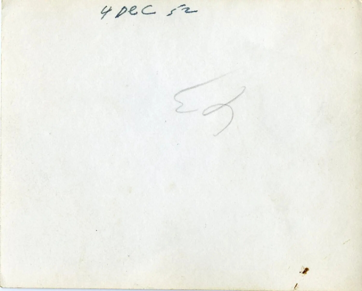 Photograph Reverse Side with Handwritten Date, Joseph Smith Collection, Korean War