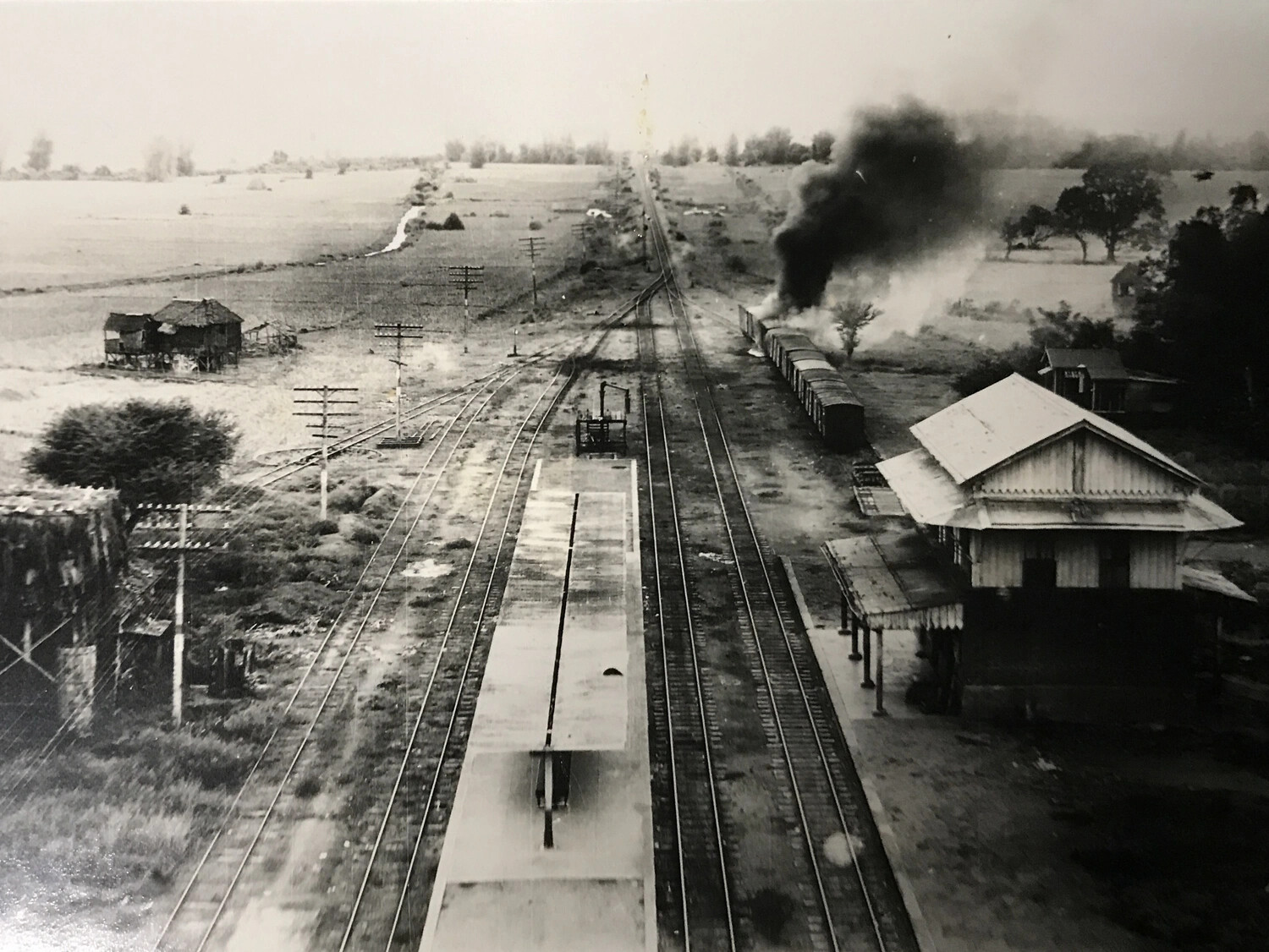 Strafing Attack on Railway Station and Freight Train, Pacific/Southeast Asia Theater