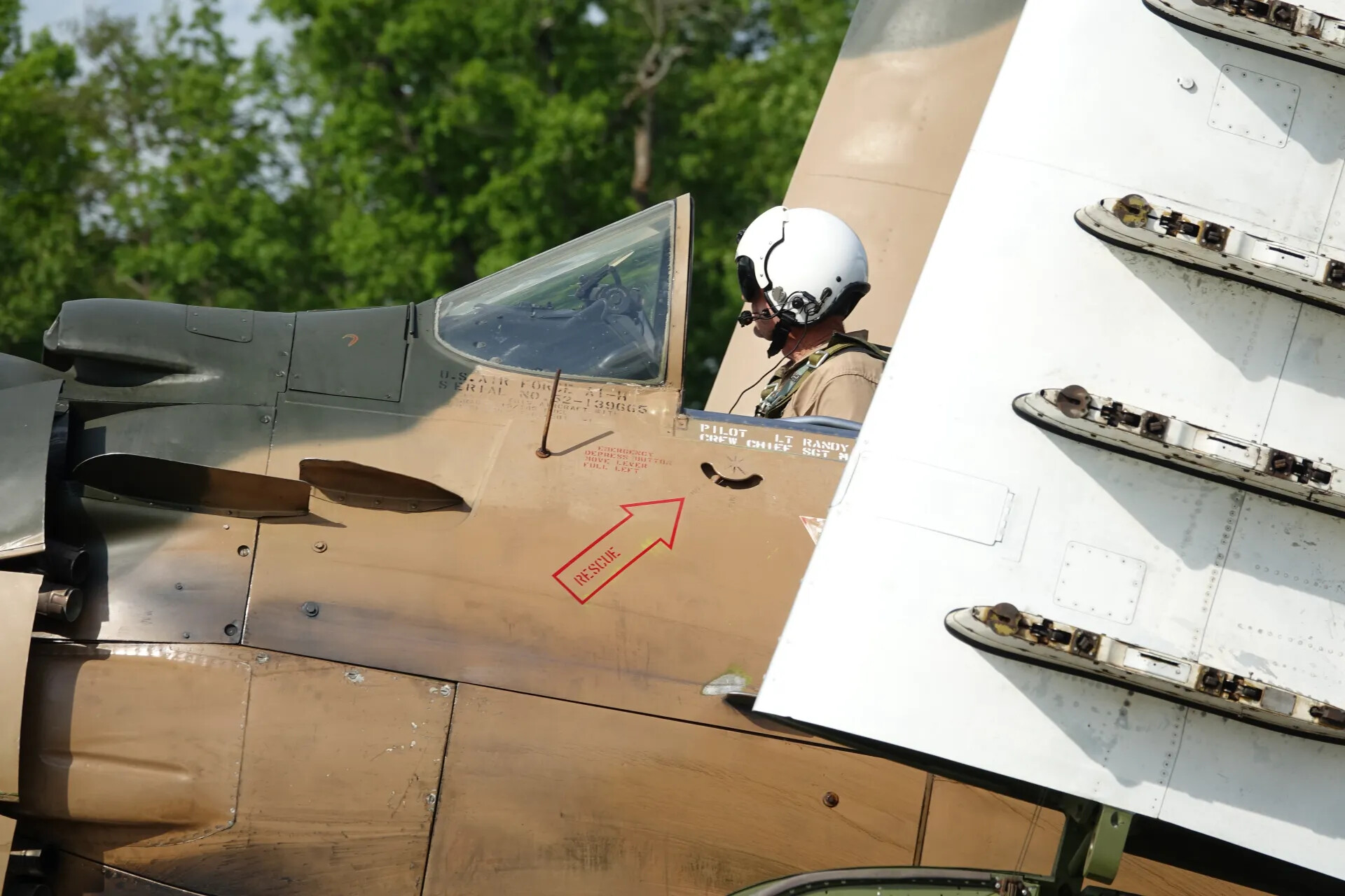 Cockpit Detail of Preserved A-1H Skyraider, Serial 52-139665