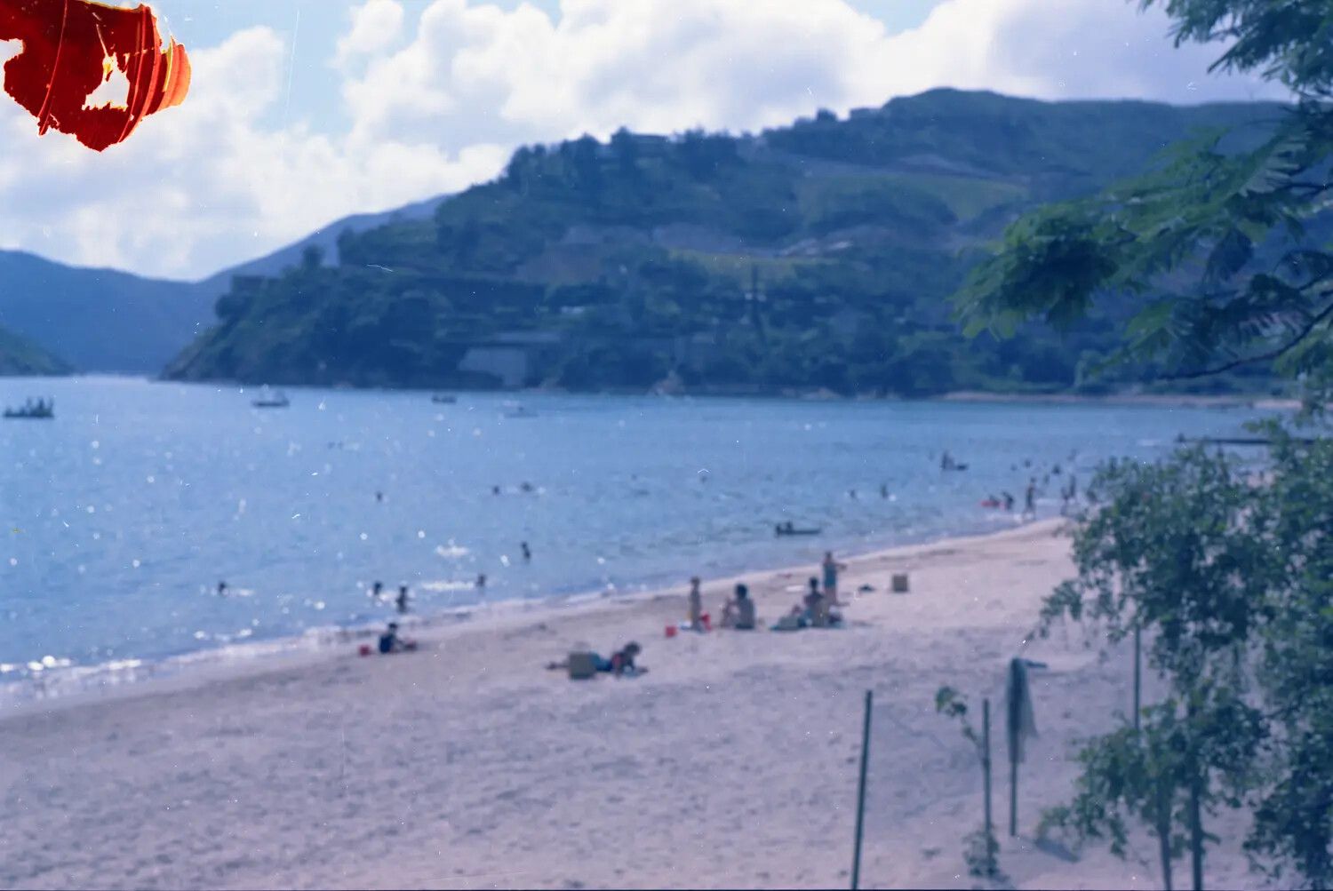 Beach Scene at Coastal Bay, Vietnam-Era Pacific Liberty Call