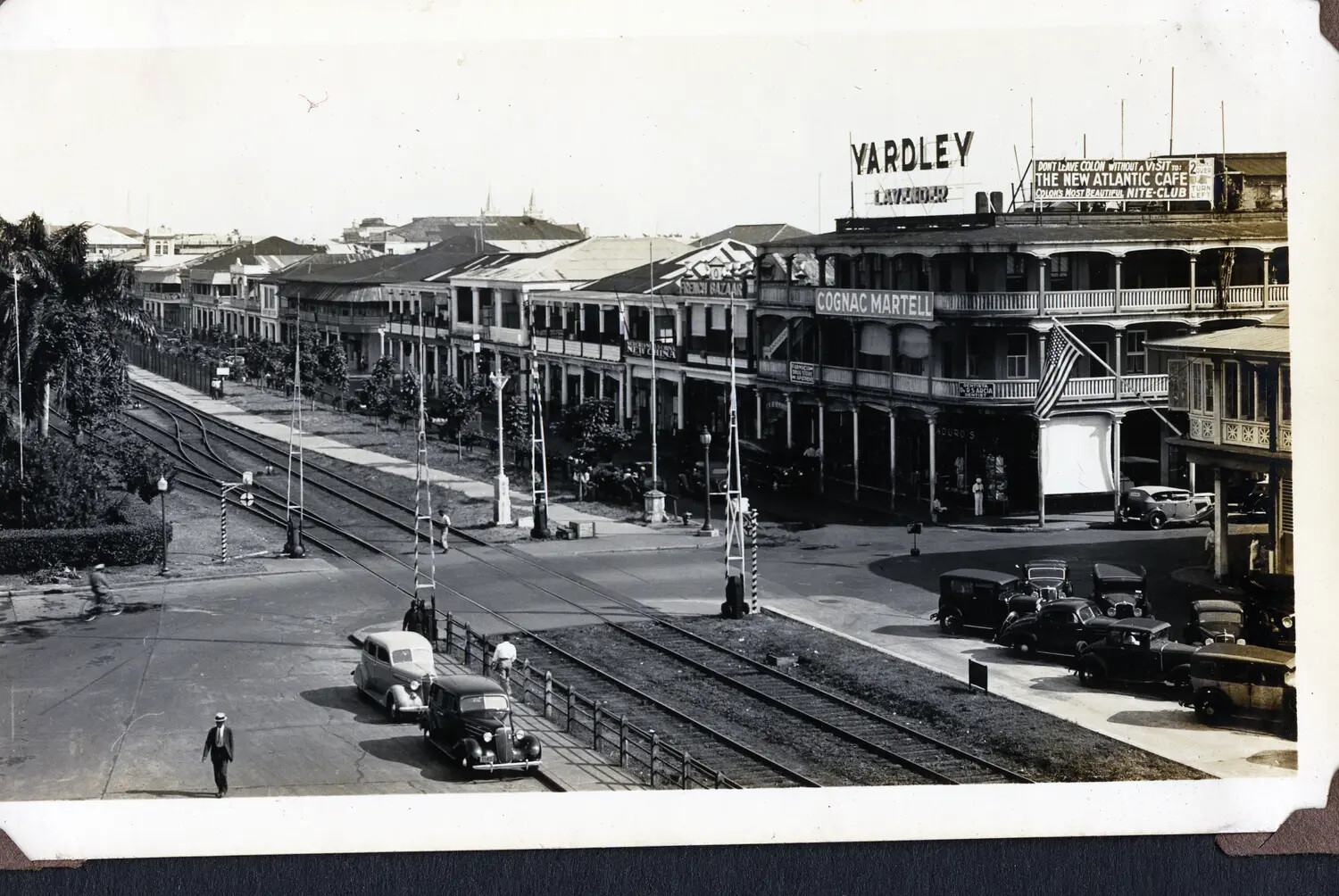 Street Scene in Colón, Panama Canal Zone, World War II Era