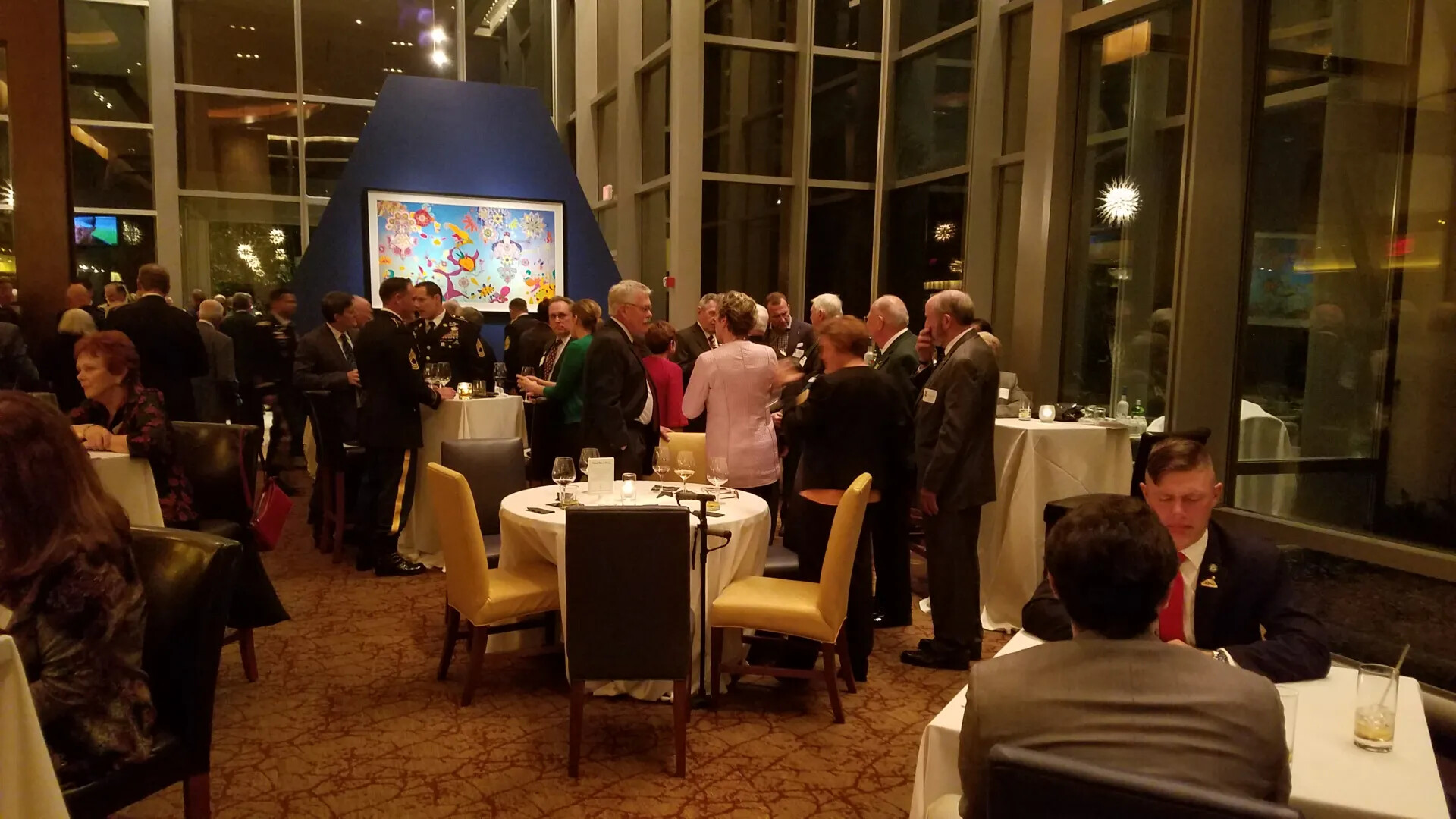 Cocktail Reception Interior View, Likely Gary Michael Rose Medal of Honor Reunion, October 2017