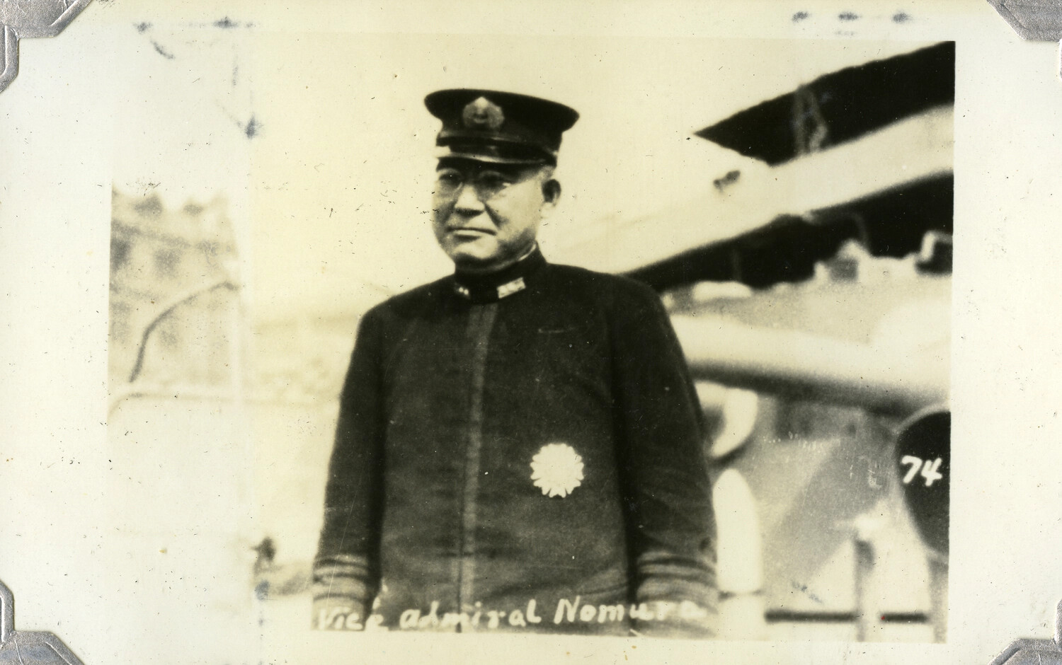 Portrait of Vice Admiral (Kichisaburo) Nomura, Imperial Japanese Navy, Likely Shanghai, c. 1932