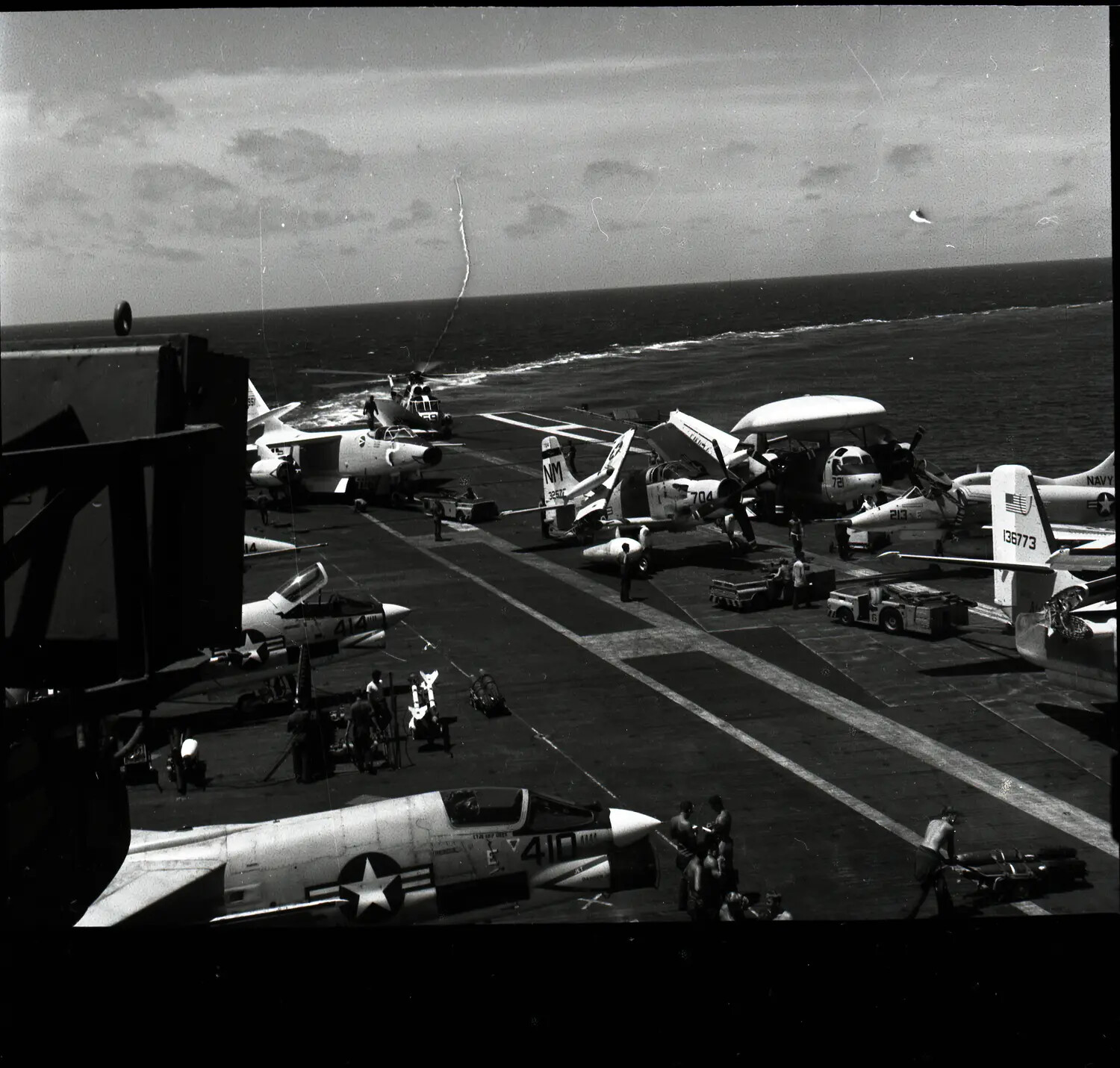 Flight Deck Operations Aboard USS Ticonderoga, Vietnam War Era