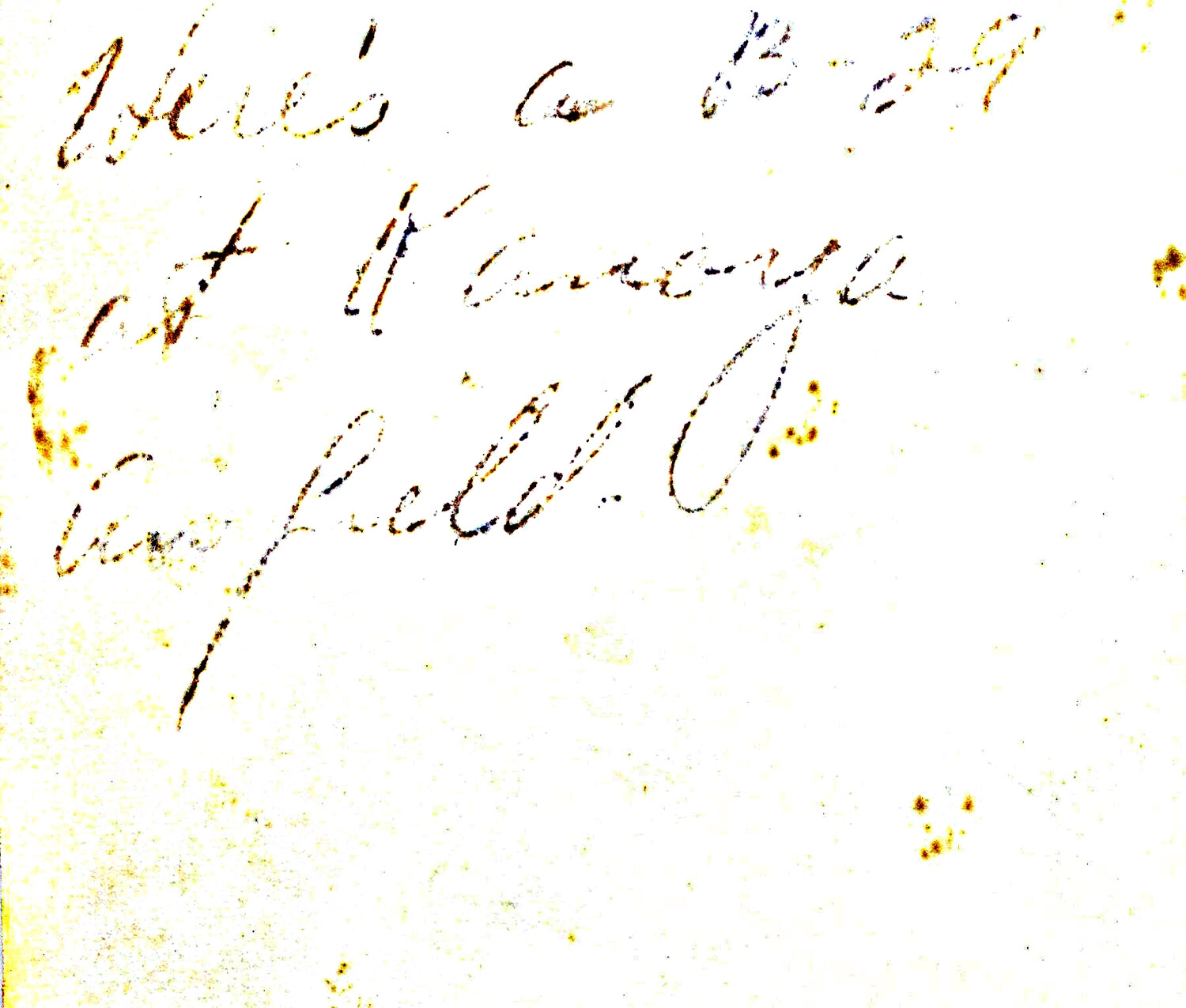 Handwritten Album Caption Page, 345th Bomber Group Collection