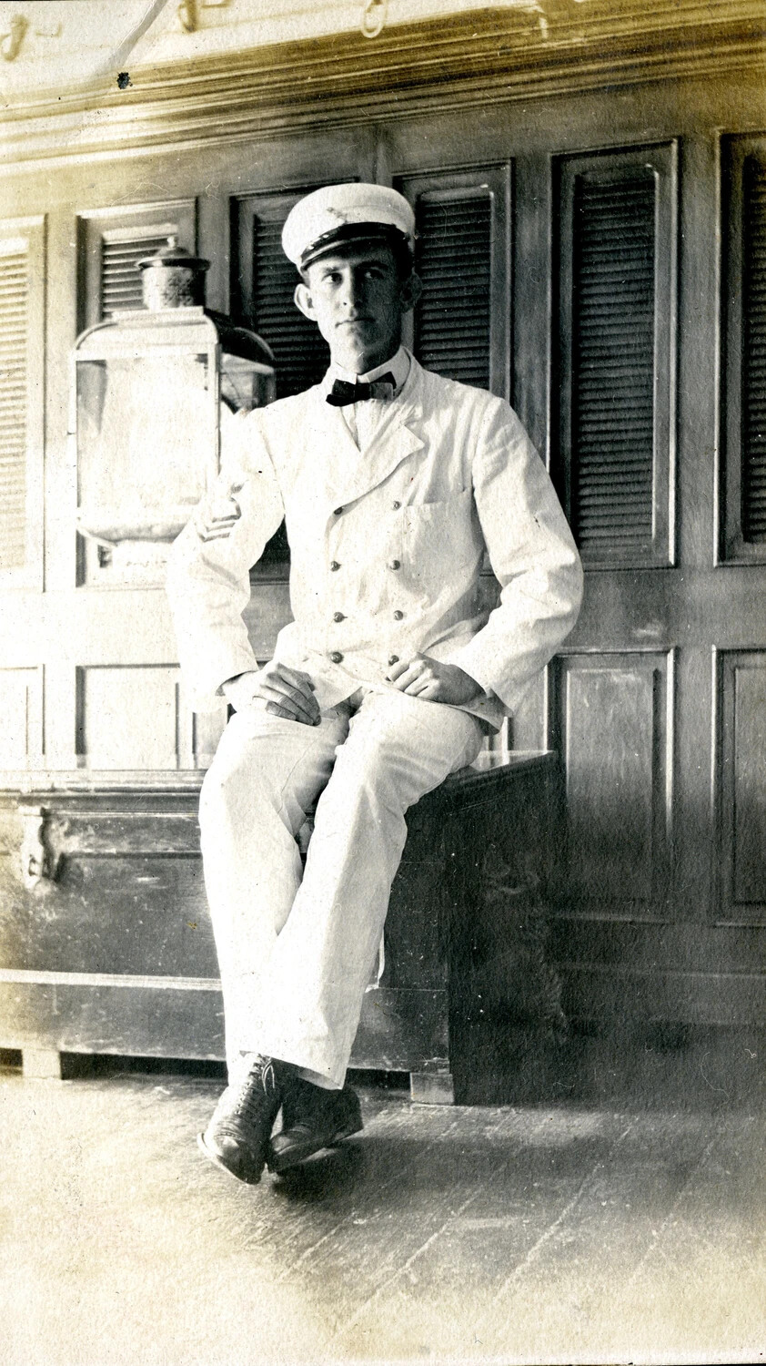 Portrait of Chief Yeoman Eley Aboard USS Columbia