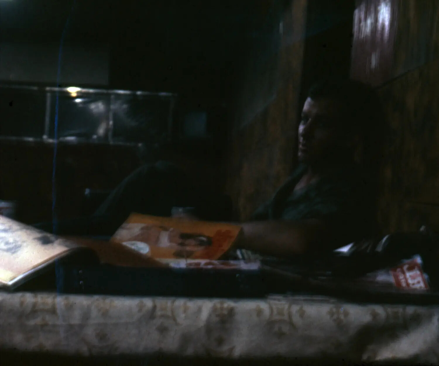 Serviceman at Rest in Quarters, Vietnam