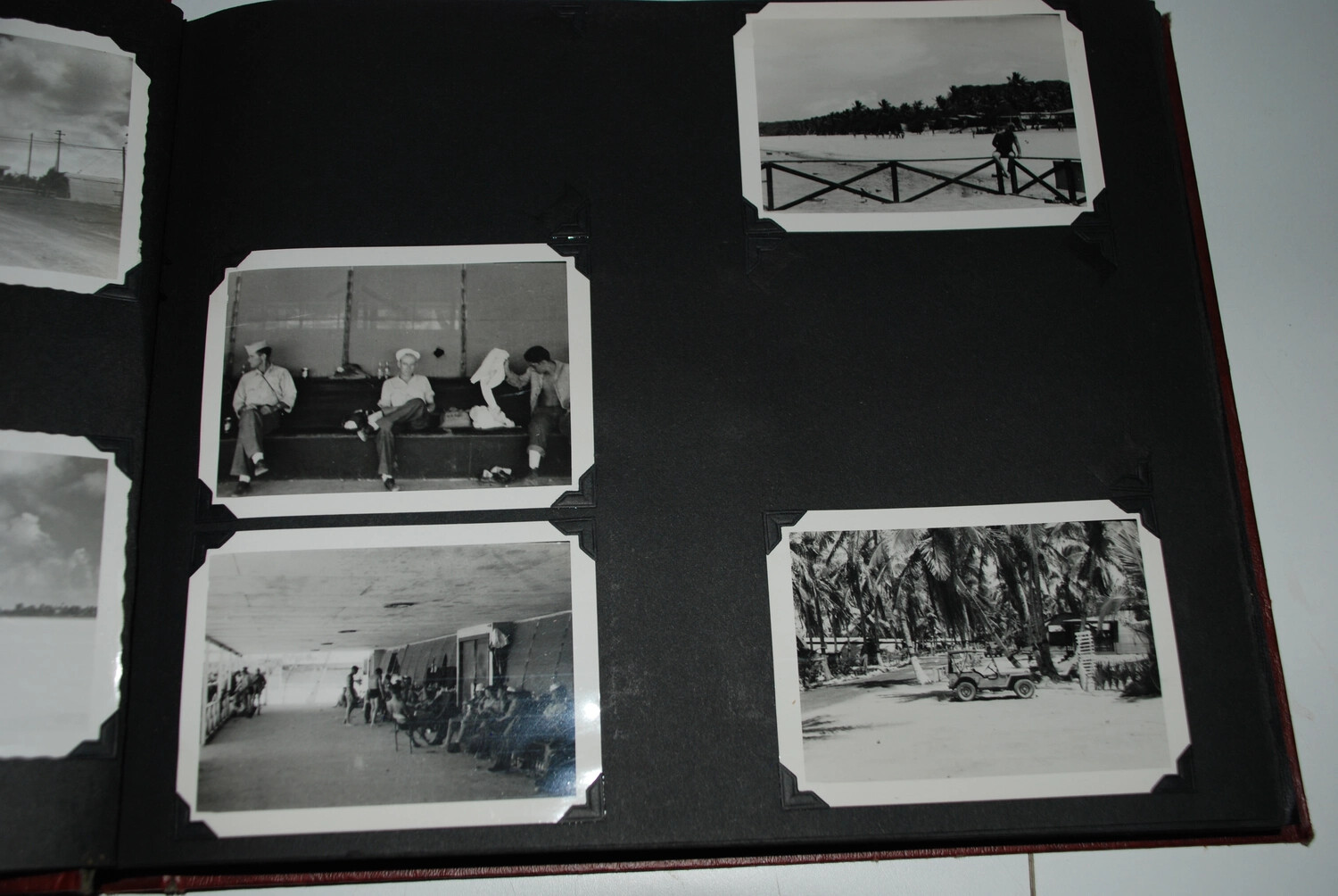 Photo Album Page: VR-6 Squadron Recreation and Beach Scenes, Agana, Guam