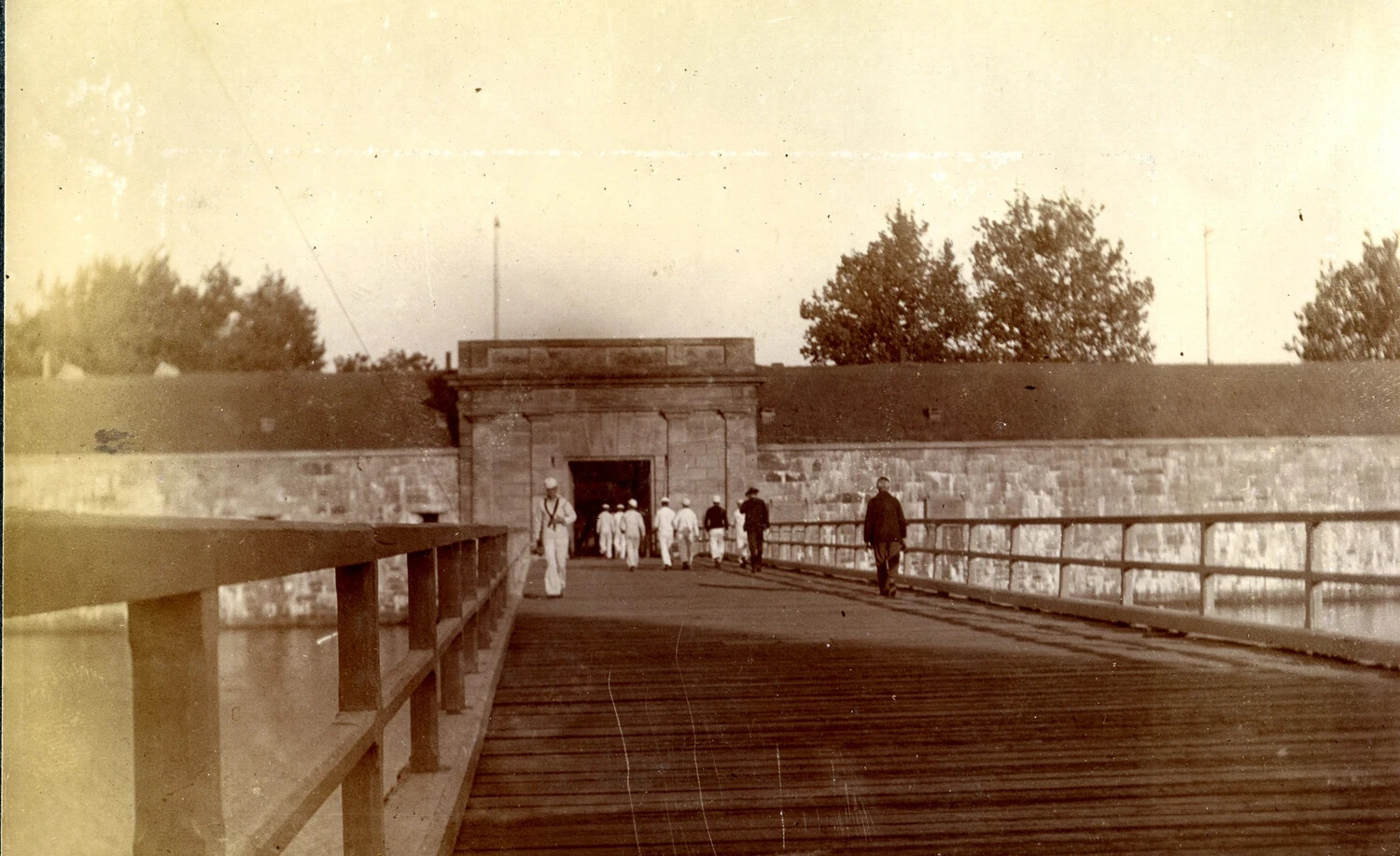 Entrance to Fort Monroe, Hampton Roads, Virginia (Detail)