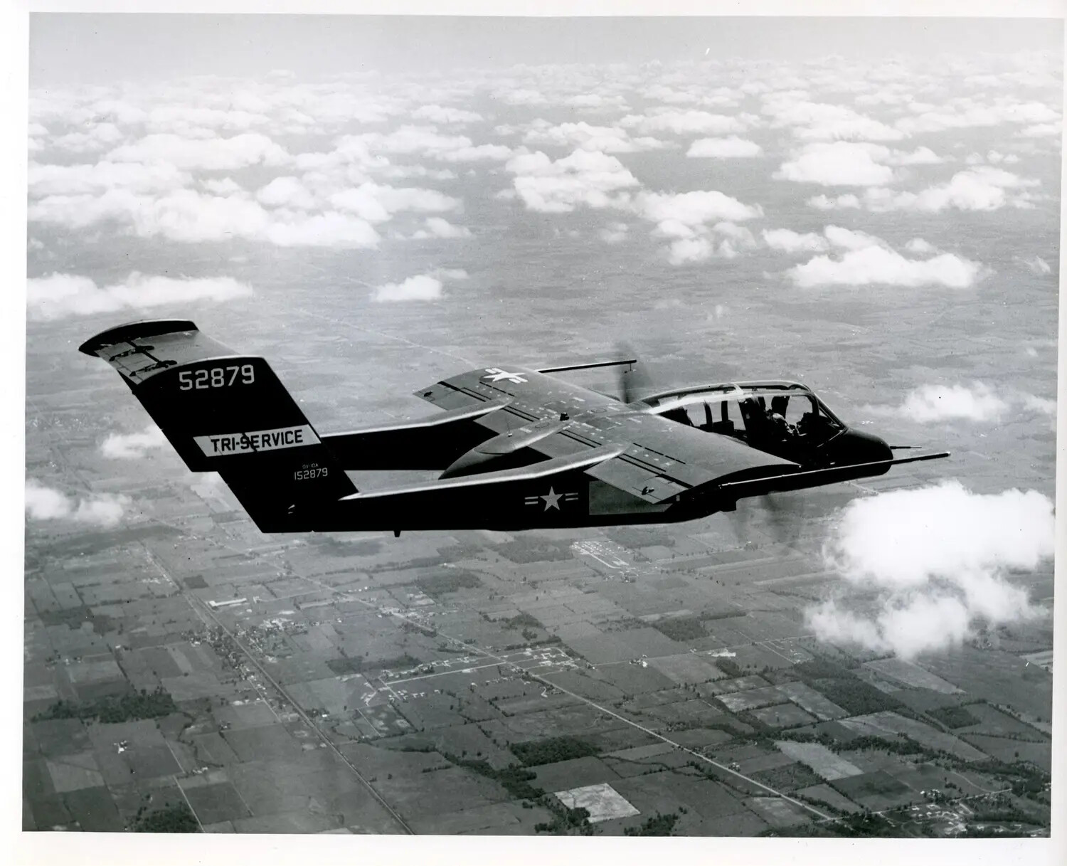 North American Rockwell OV-10A Bronco 'Tri-Service' Demonstrator in Flight