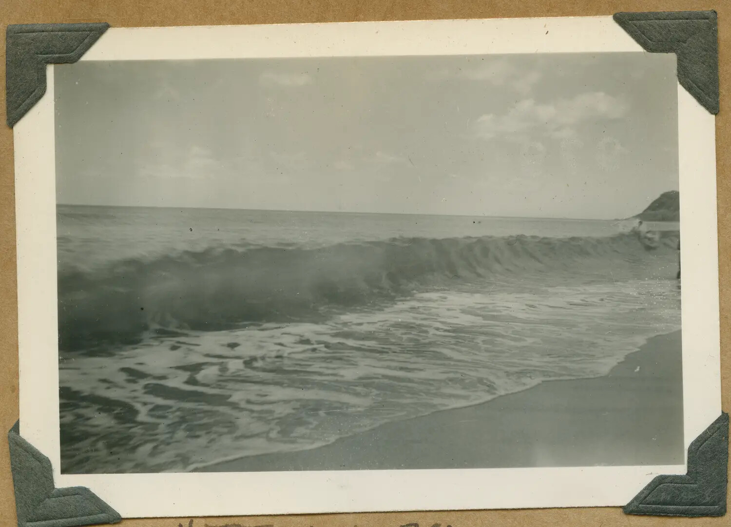 Breaking Surf on a Hawaiian Beach (WWII-Era Personal Album, Part 3)