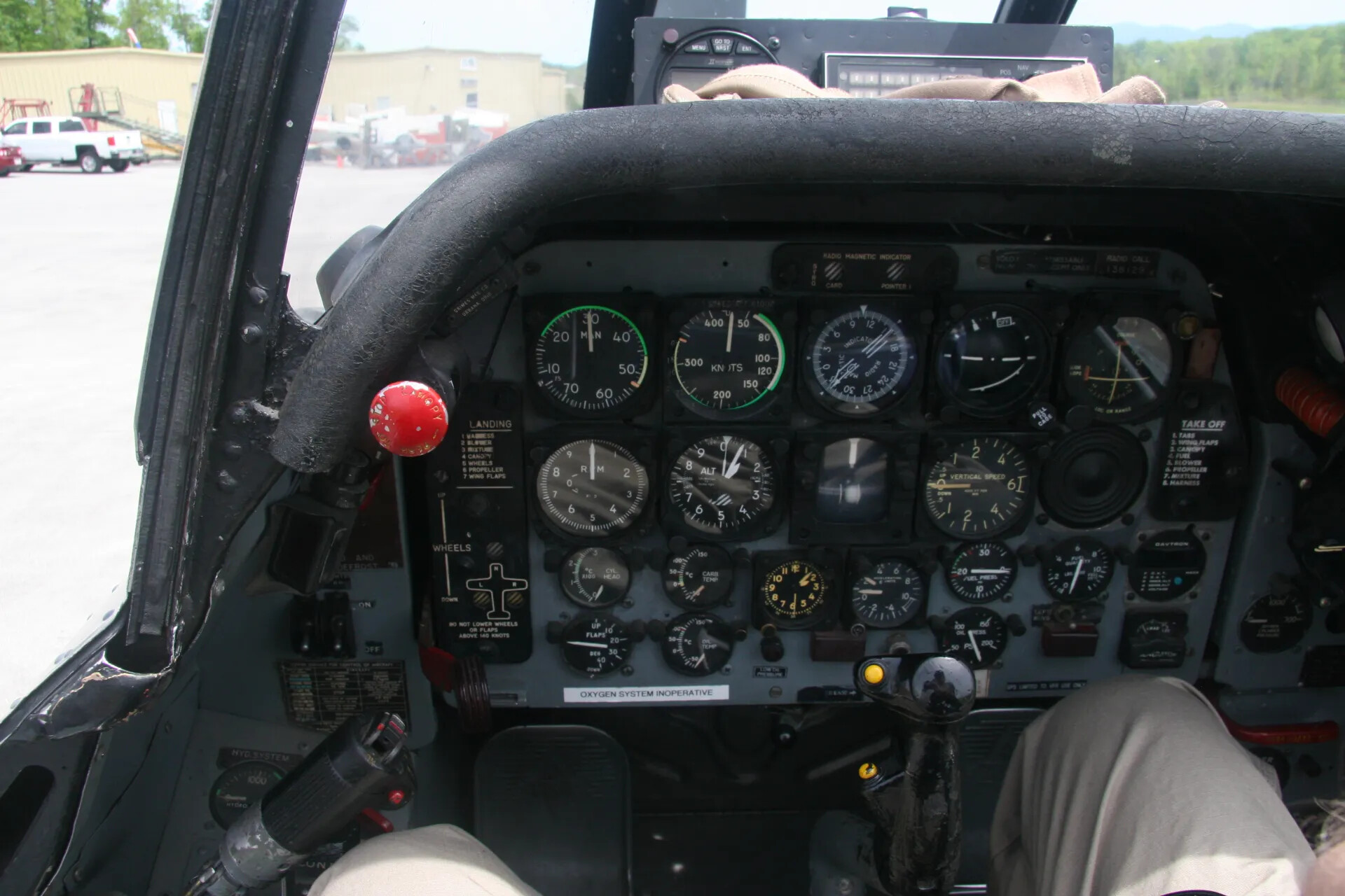 Cockpit Instrument Panel of a Douglas A-1 Skyraider, 2016 Tailwind Commemorative Event