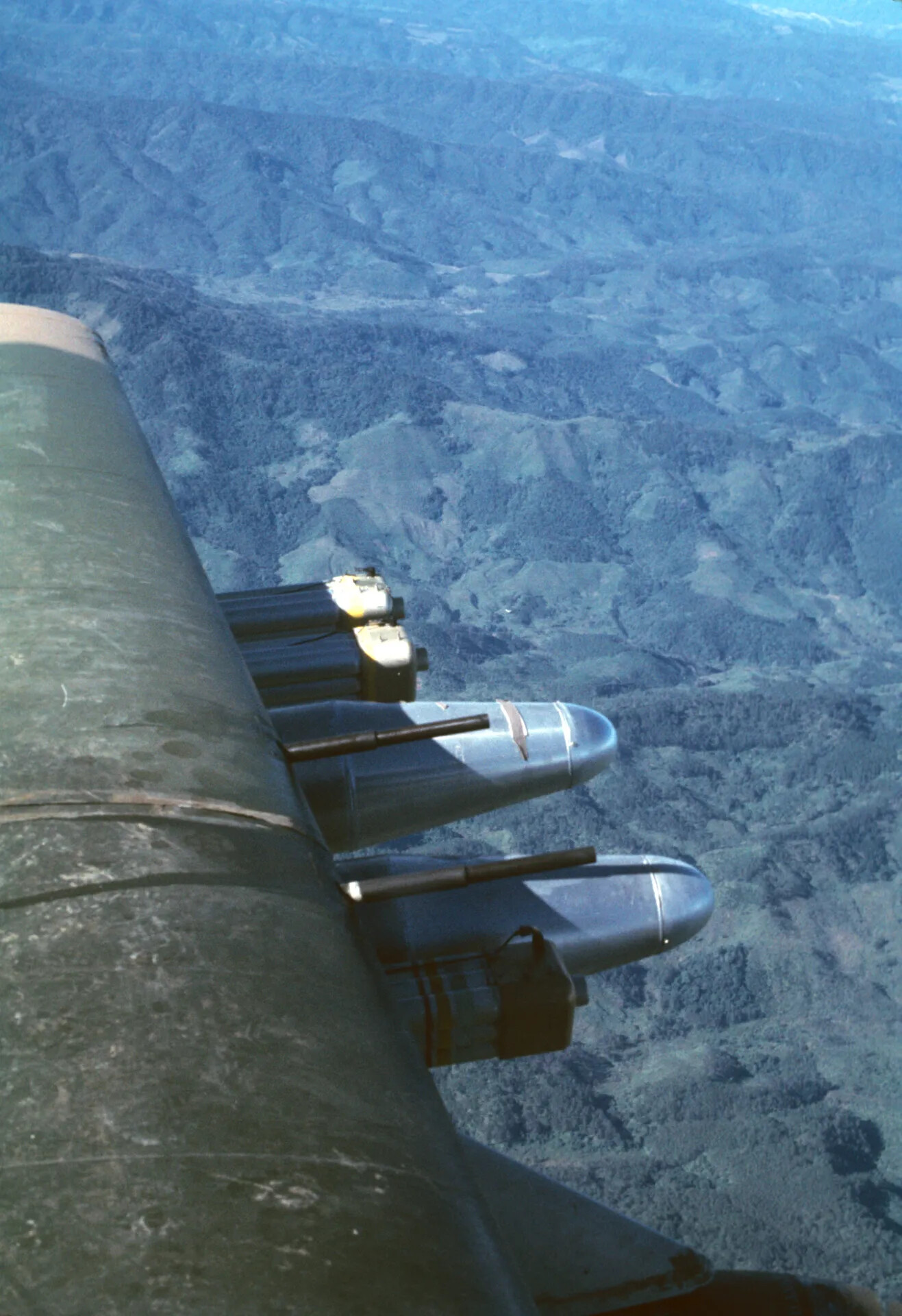 Wing-Mounted Ordnance Detail, Douglas A-1 Skyraider, Companion Frame, Southeast Asia, circa January 1970